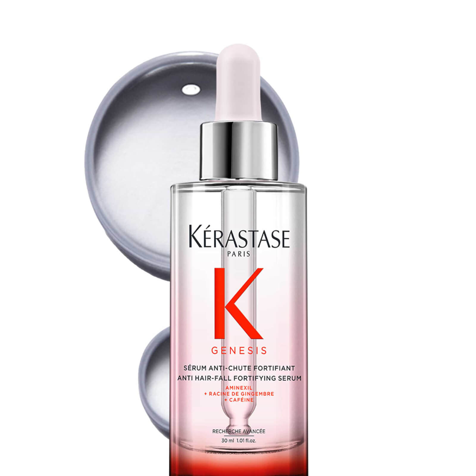 Kérastase Genesis Hair Serum, Leave-In Conditioner, For Hair Fall, With Caffeine, Anti-Chute Fortifiant, 90ml