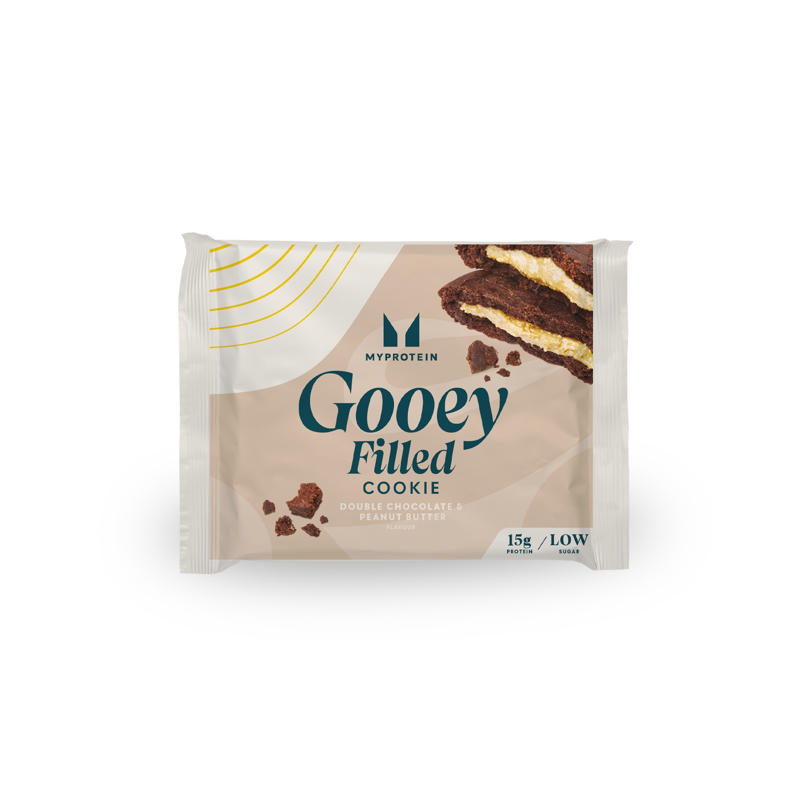Gooey Filled Protein Cookie - Double Chocolate & Peanut Butter