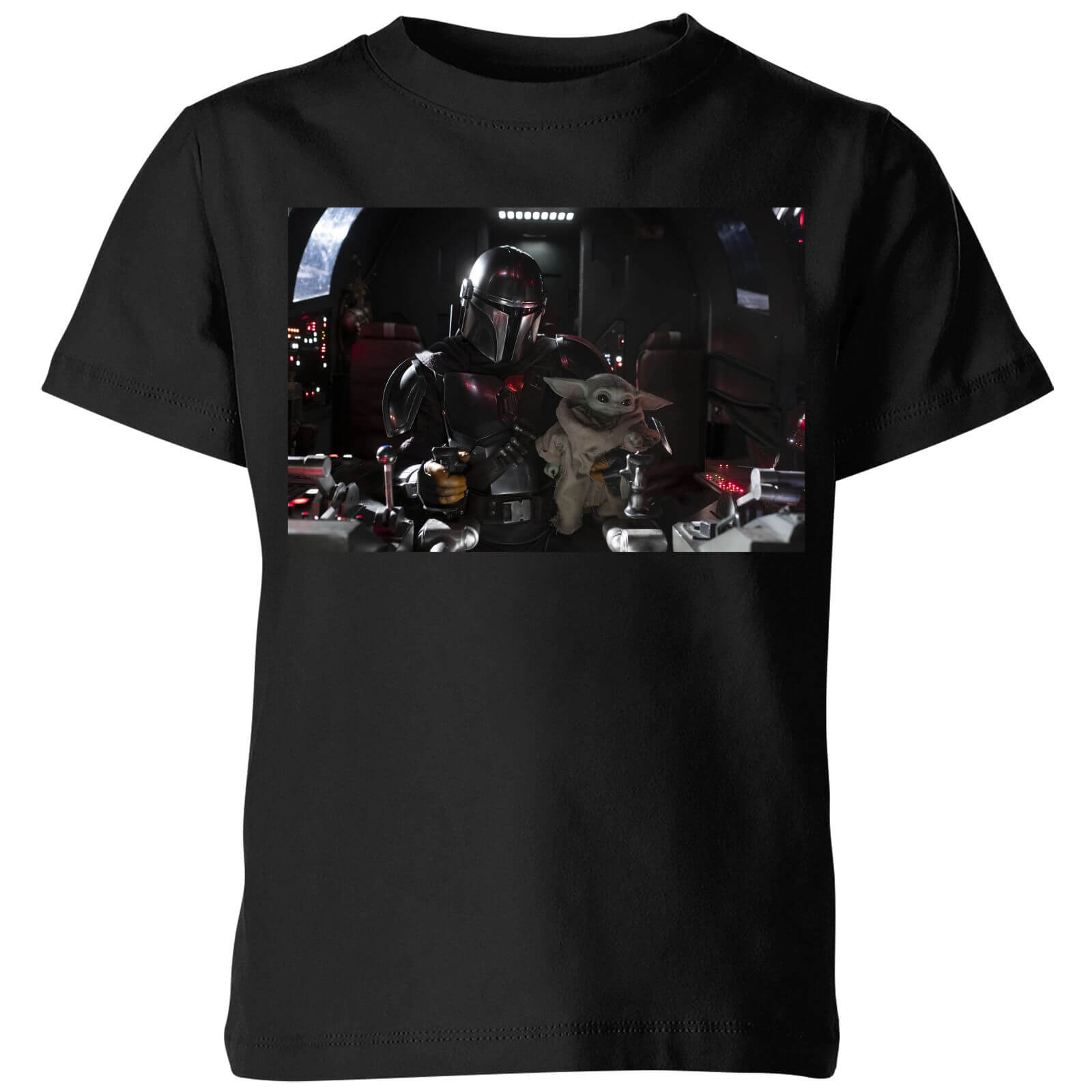 

The Mandalorian Pilot And Co Pilot Kids' T-Shirt - Black - 3-4 Anni