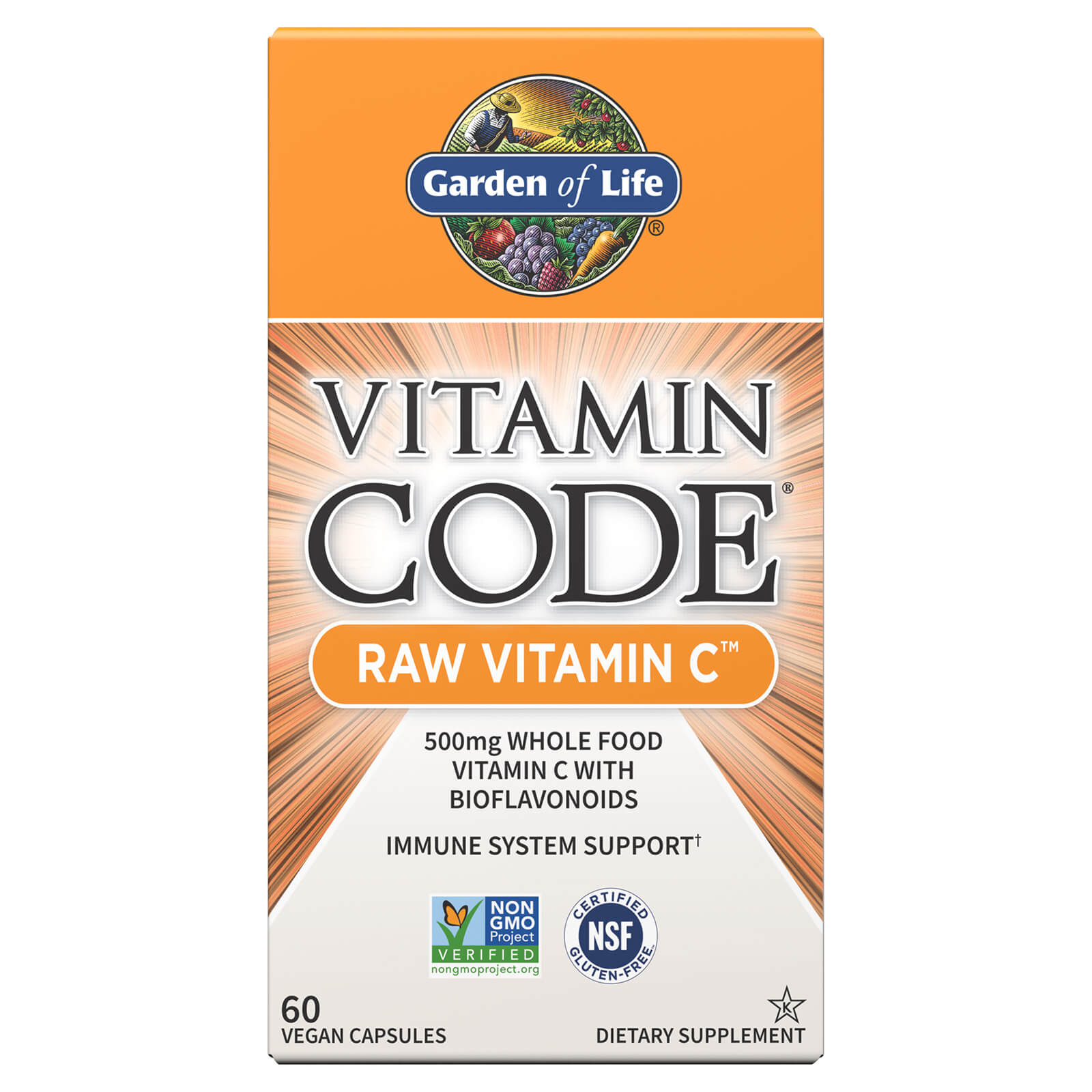 Vitamin Code Raw Vitamin C - 60 Capsules