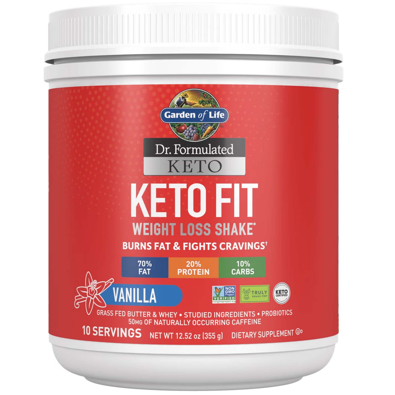 Keto fit Dr. Formulated - Vainilla - 355 g