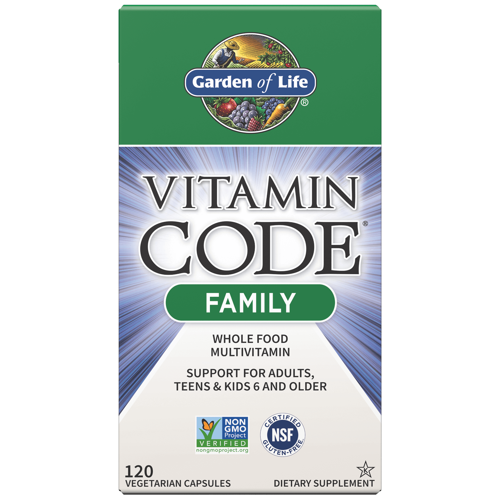 Vitamin Code Family - 120 Capsules