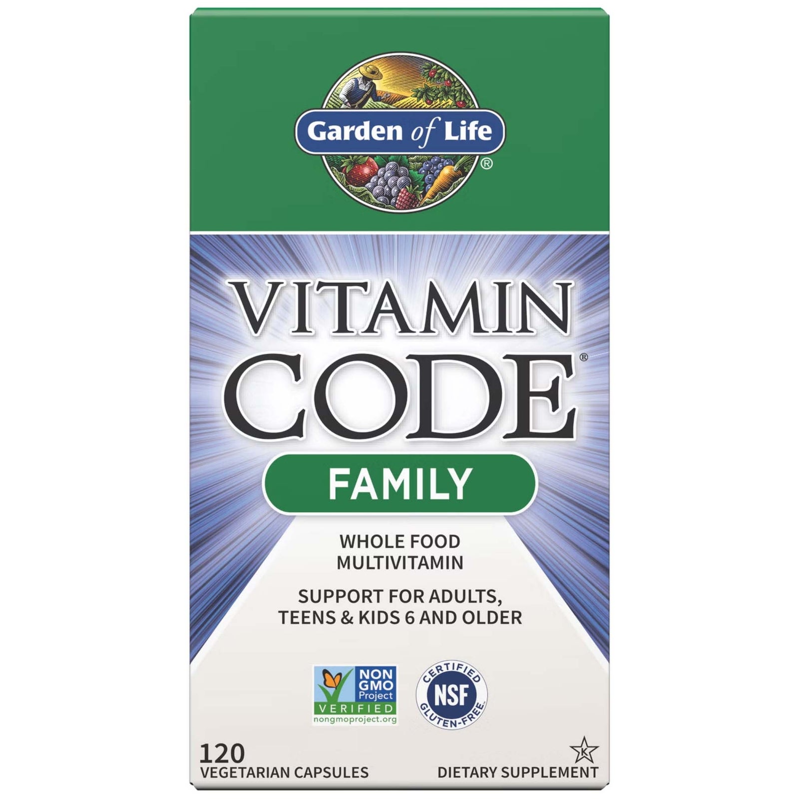 Multivitaminico per tutta la famiglia - 120 capsule