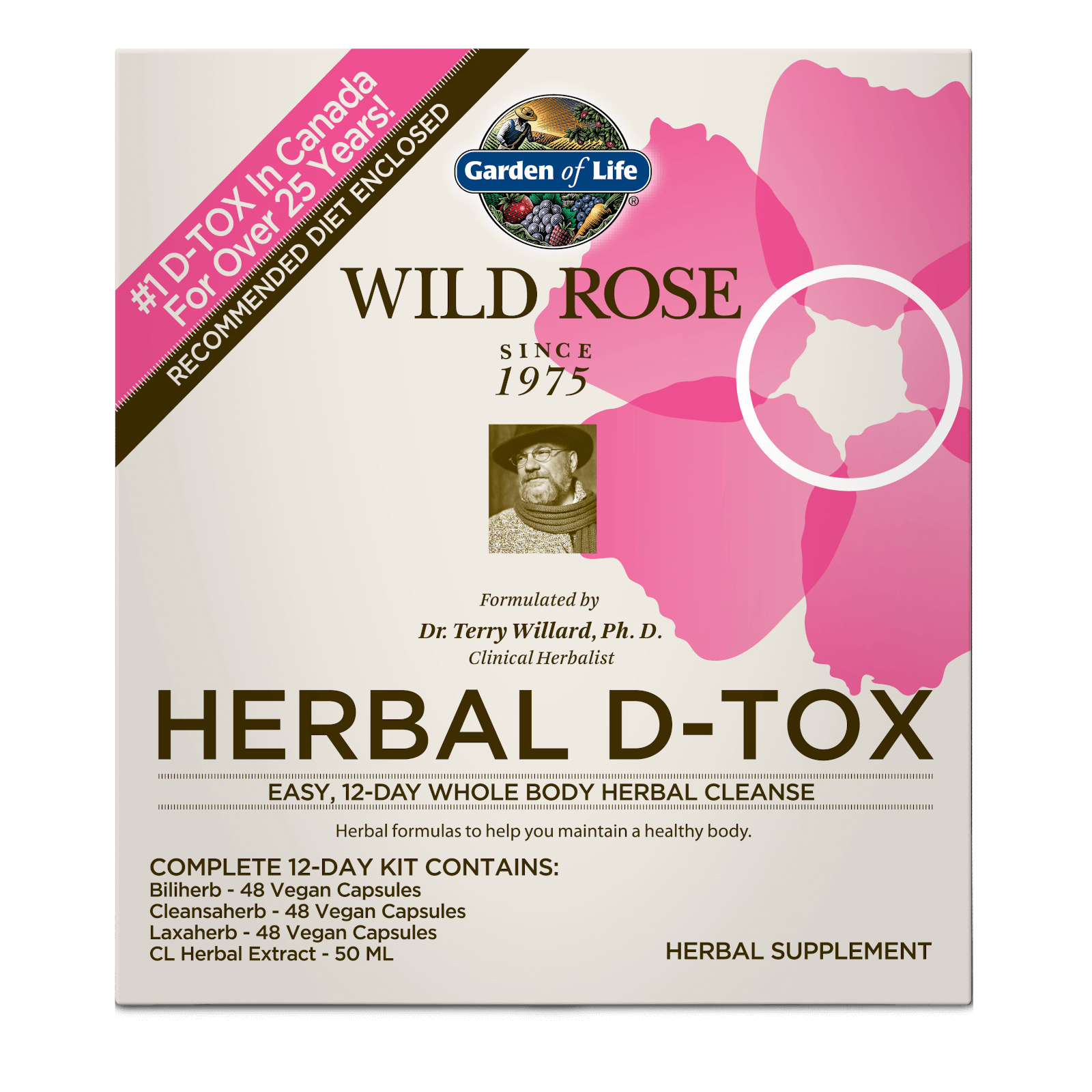 Wild Rose Herbal D-Tox - 12-Day Kit