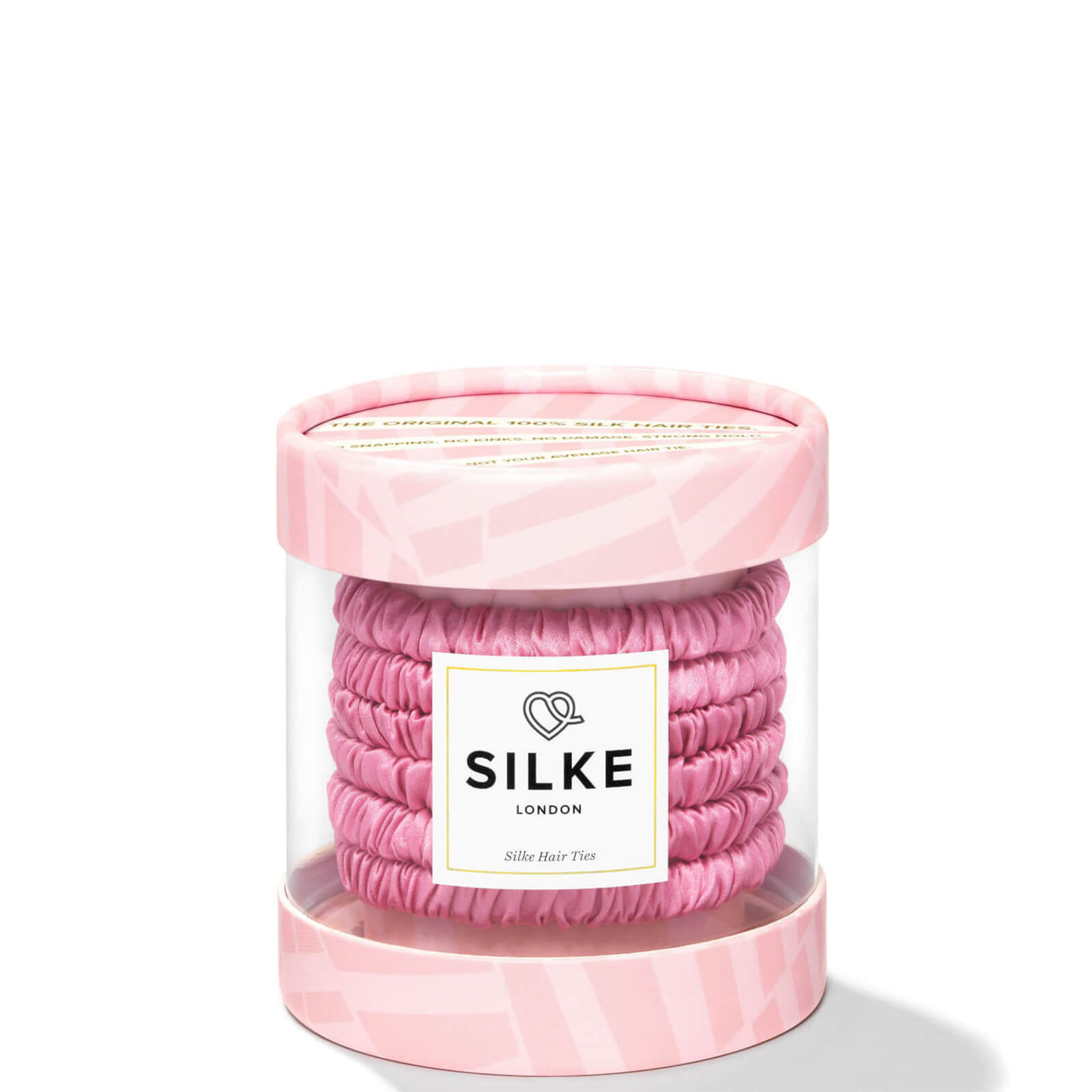SILKE Hair Ties Blossom Powder - Pink