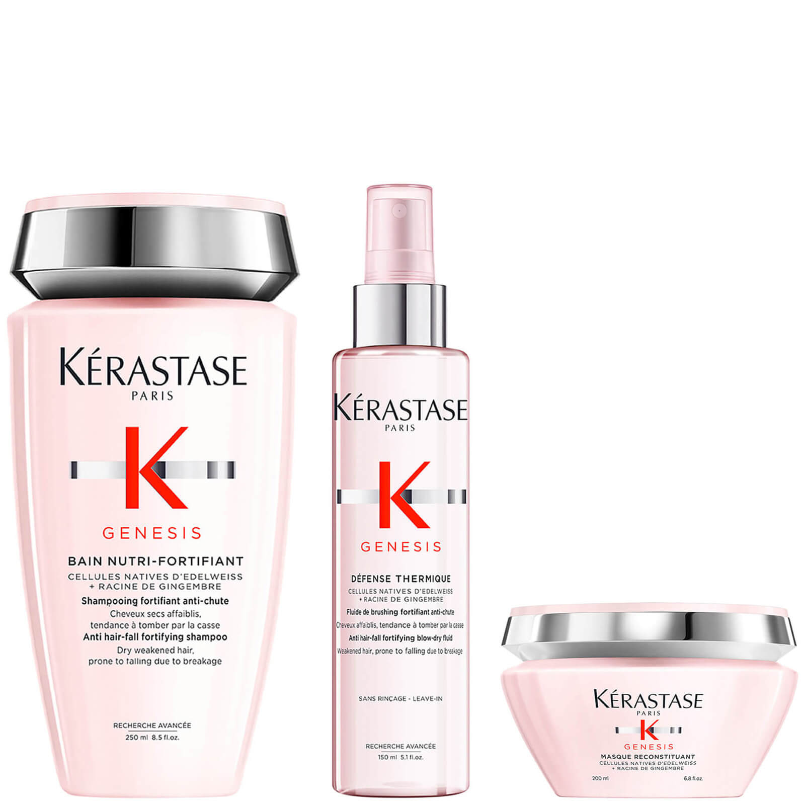 Photos - Hair Product Kerastase Genesis Trio for Thick to Dry Hair KGTTDH 