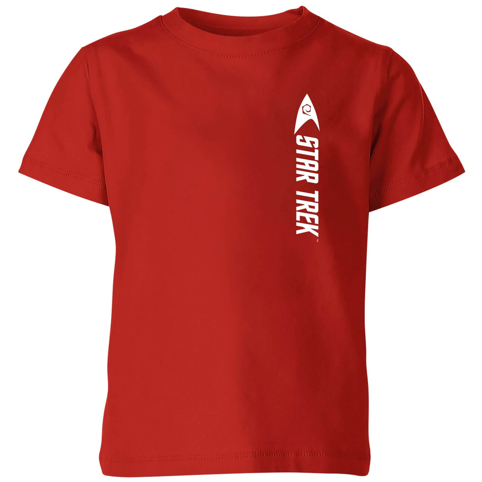 Engineer Badge Star Trek Kids' T-Shirt - Red - 5-6 Years - Red