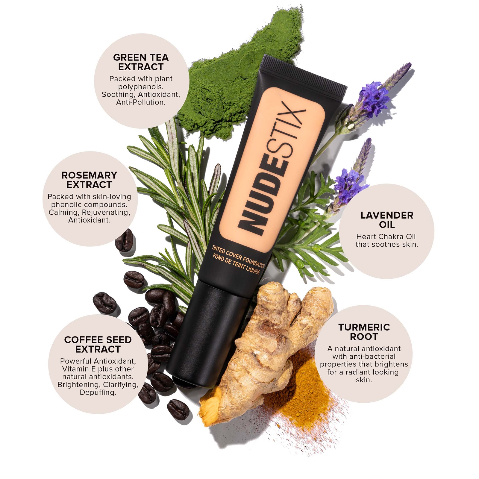 Thumbnail - NUDESTIX Tinted Cover Foundation (Verschiedene Farbtöne) - Nude 3.5