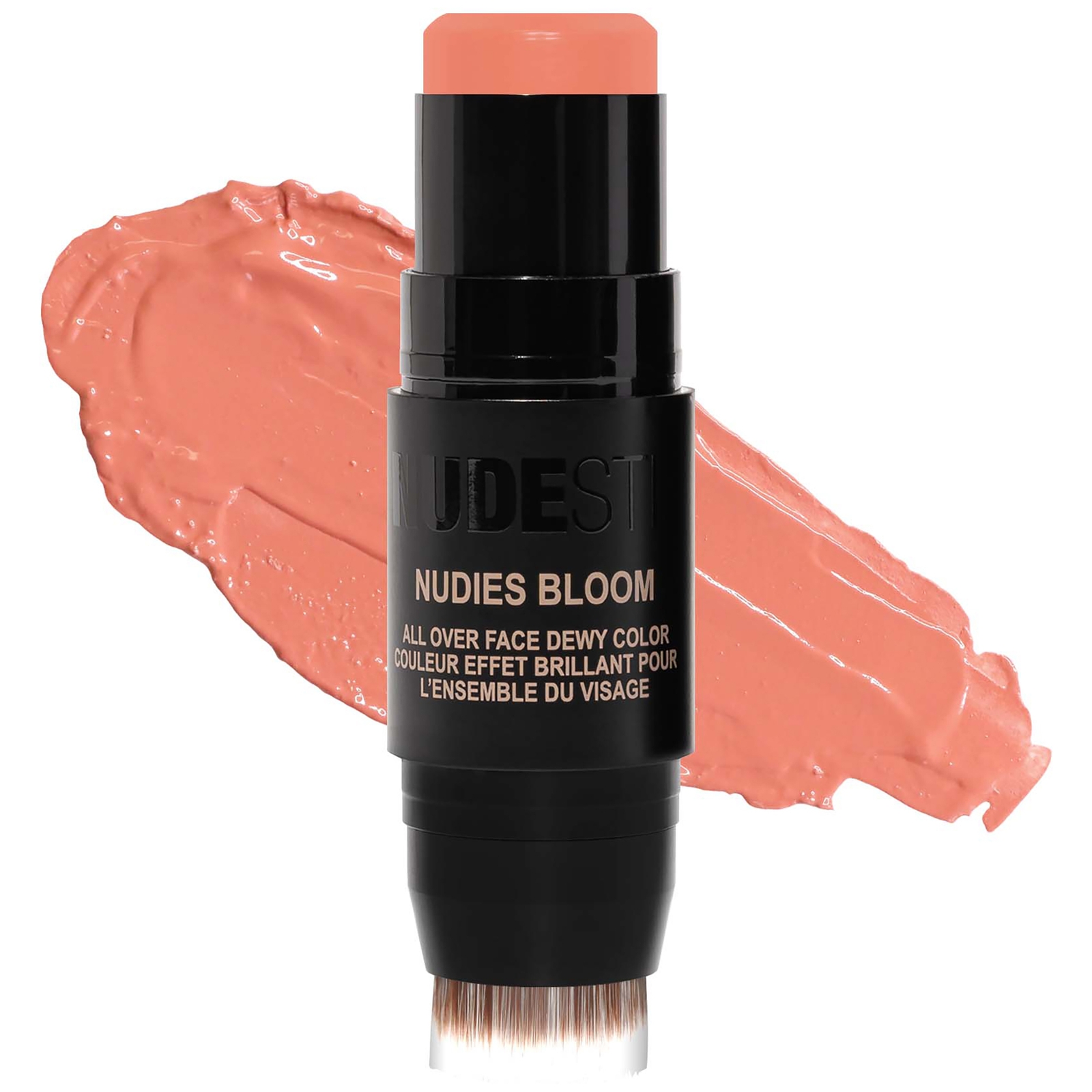 Image of NUDESTIX Nudies Bloom All Over Face Dewy Blush Colour 7g (Various Shades) - Sweet Peach Peony