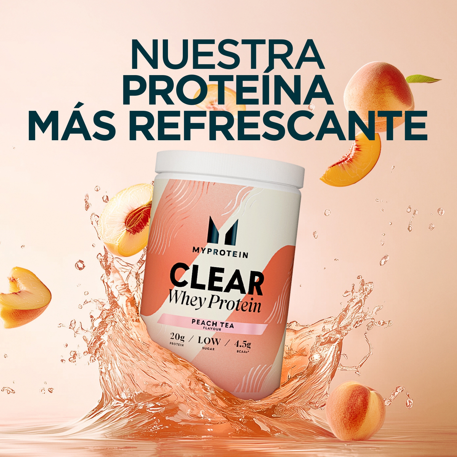 Clear Whey Isolate - 35 Servings - 875g - Té de Melocotón