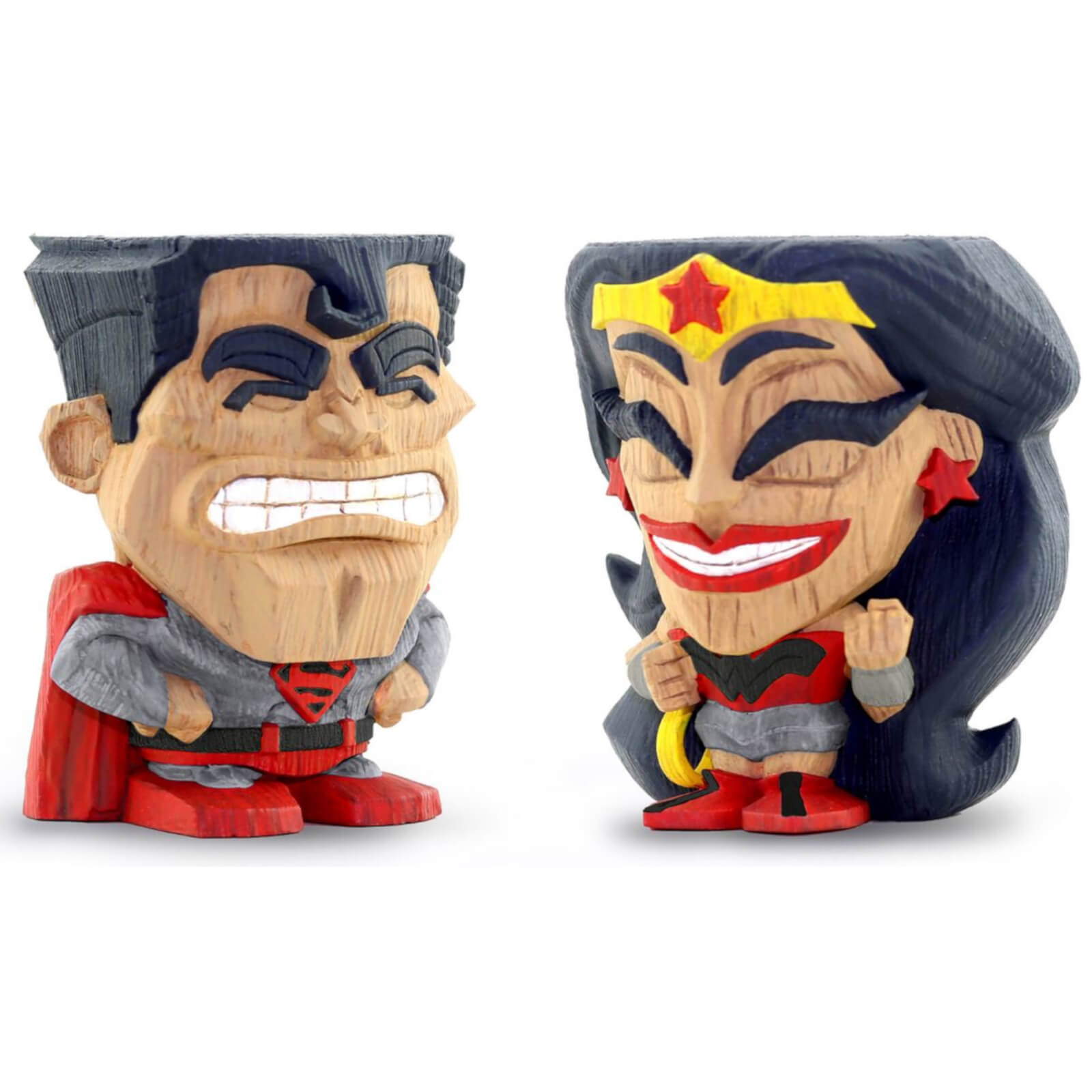 Cryptozoic DC Comics Red Son Superman y Wonder Woman Pack doble de figuras Teekeez - Exclusivo del Free Comic Book Day 2019