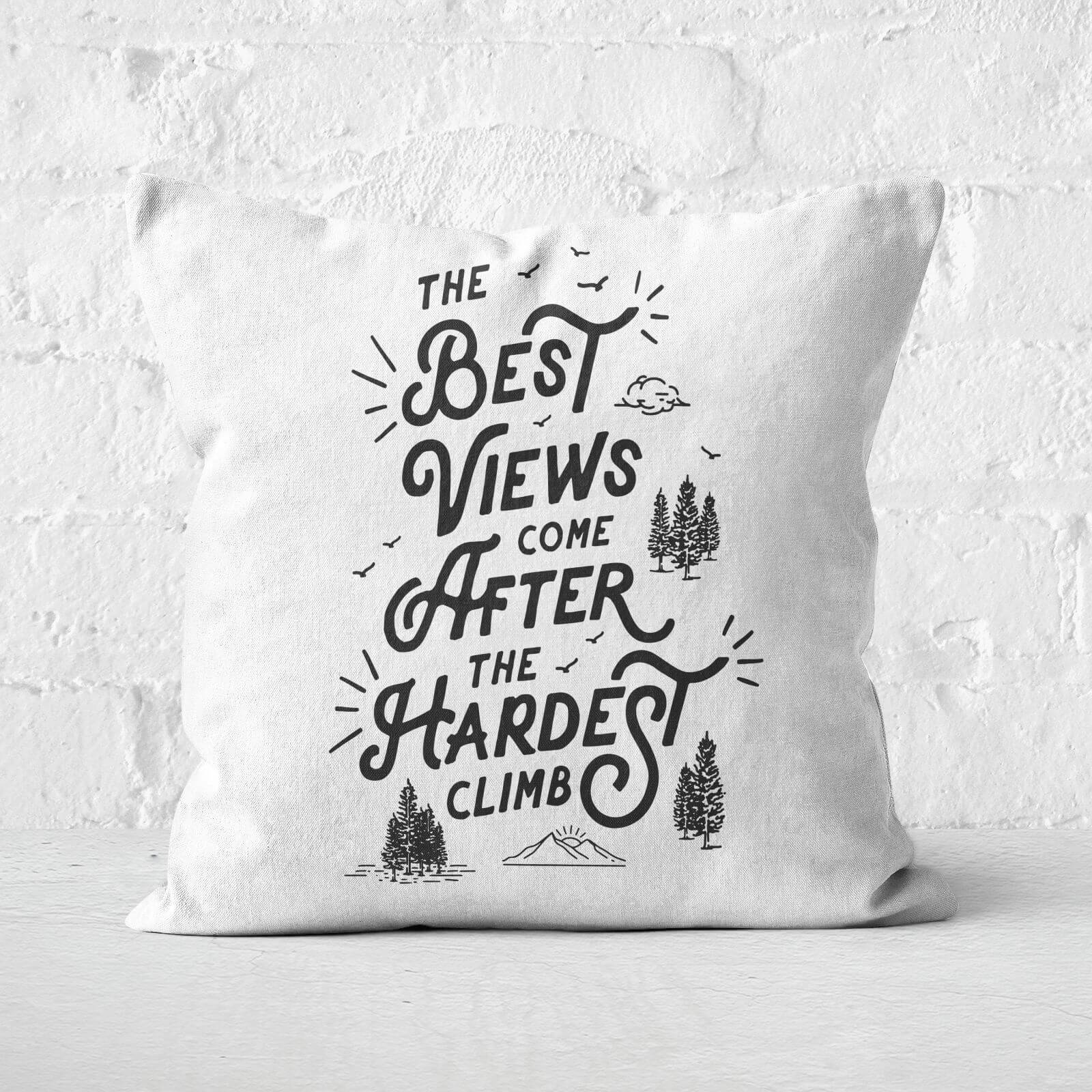 The Motivated Type The Best Views Square Cushion - 60x60cm - Soft Touch