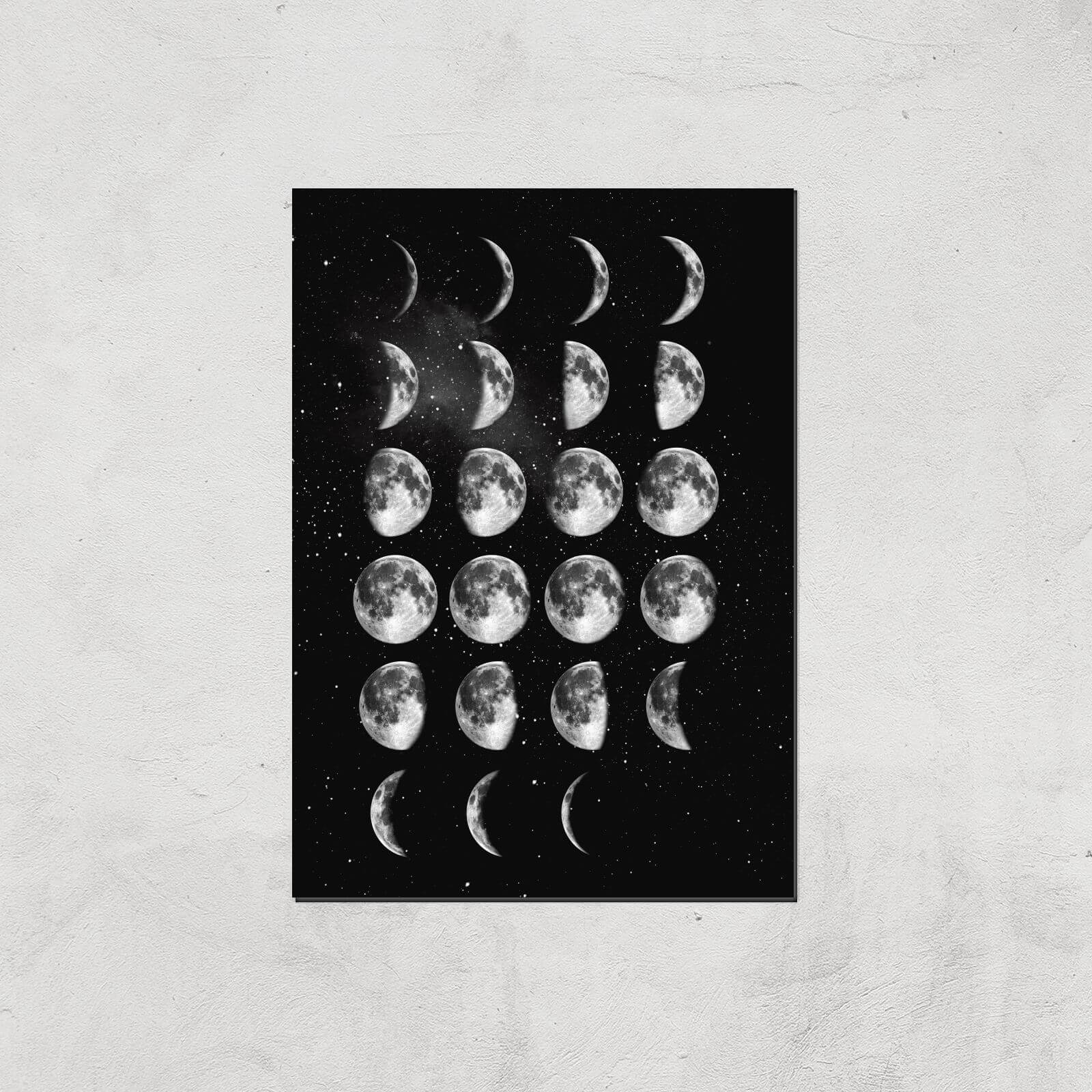 The Motivated Type Full Phase Moon Cycle Giclée Art Print - A3 - Print Only