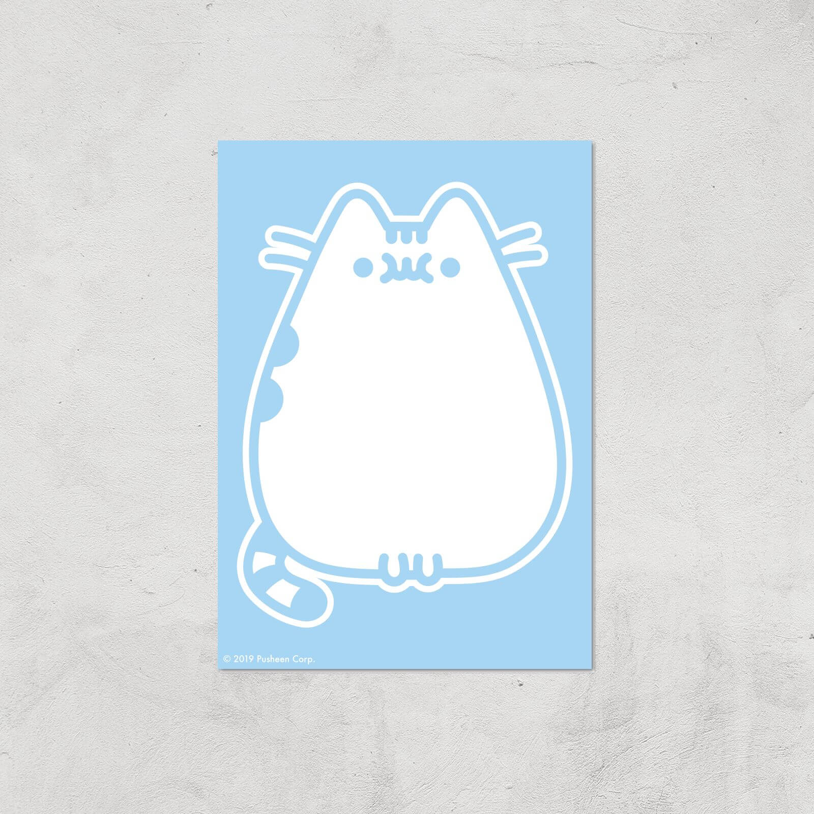 Pusheen Hey Giclee Art Print - A2 - Print Only
