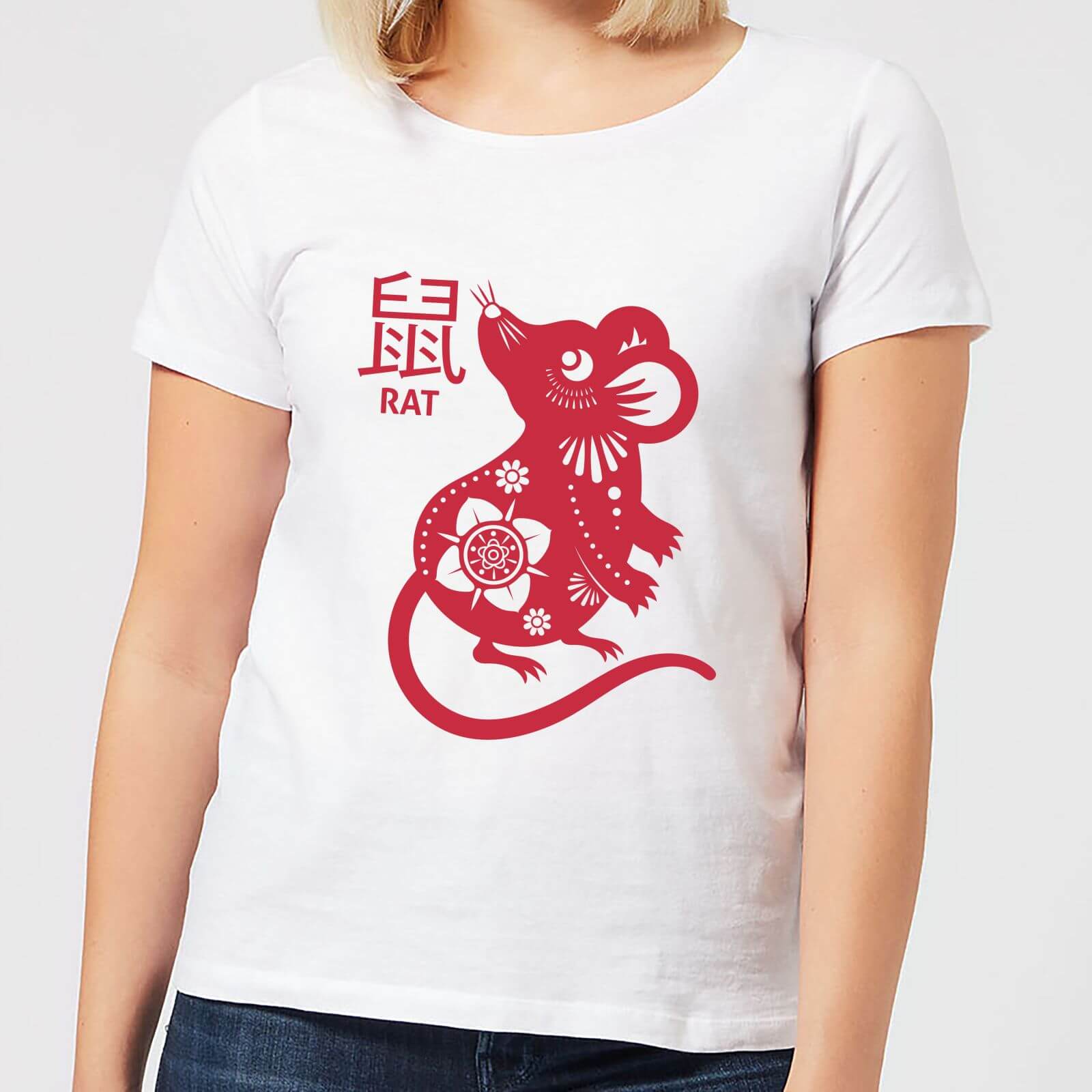 Year Of The Rat Women's T-Shirt - White - S - White