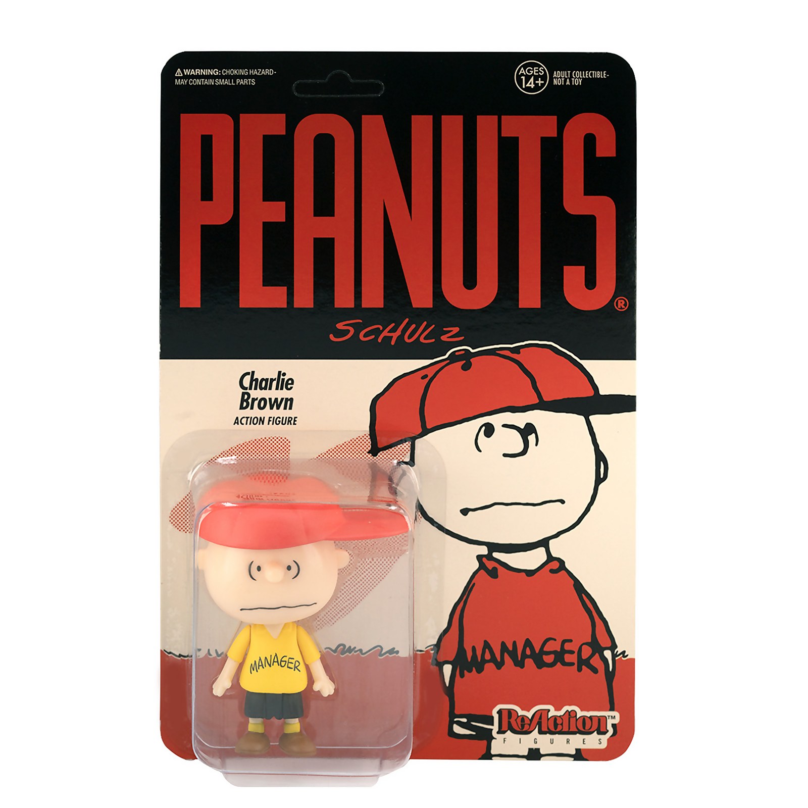 Super7 Peanuts Action Figure Charlie Brown Manager