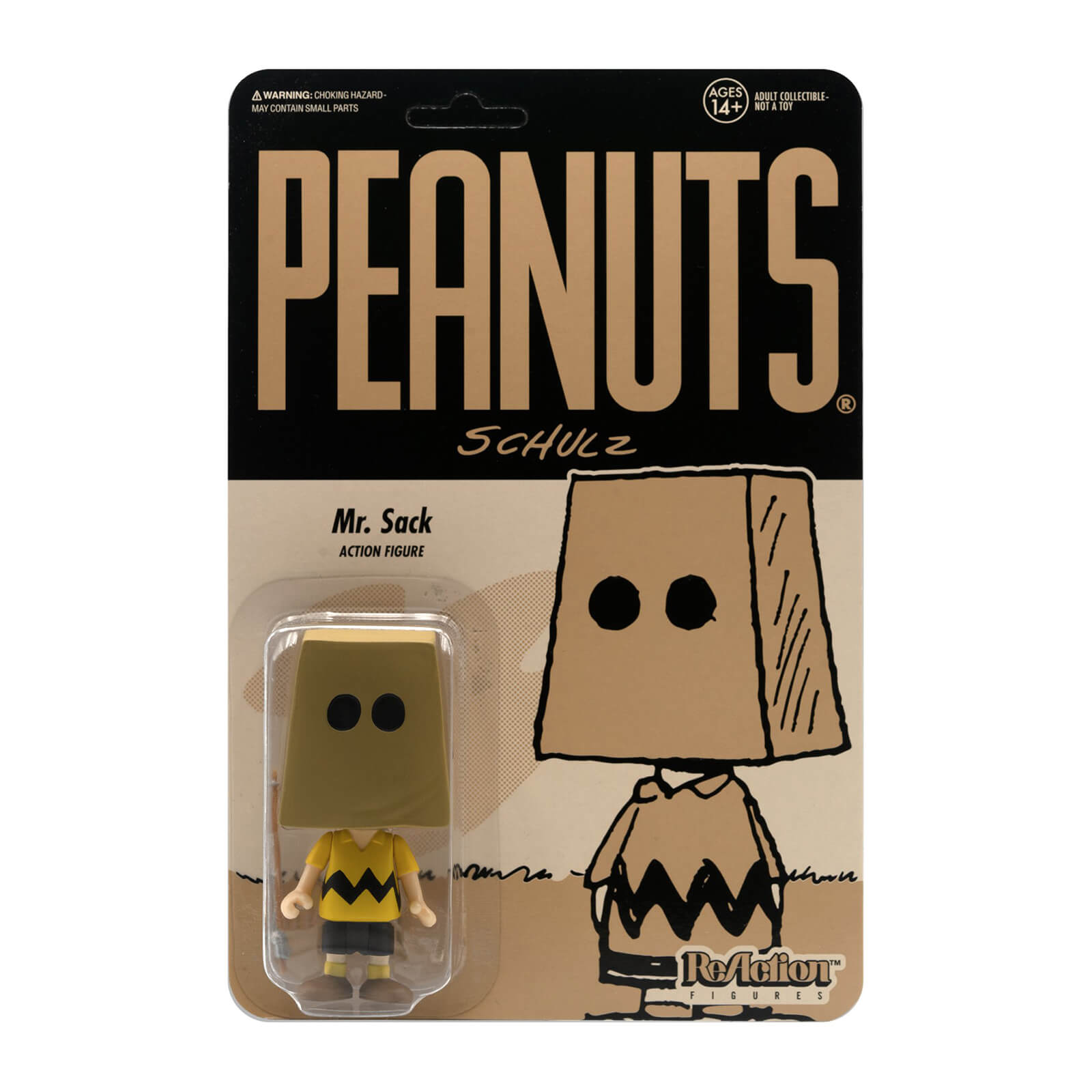 Super7 Peanuts Action Figure Mr. Sack