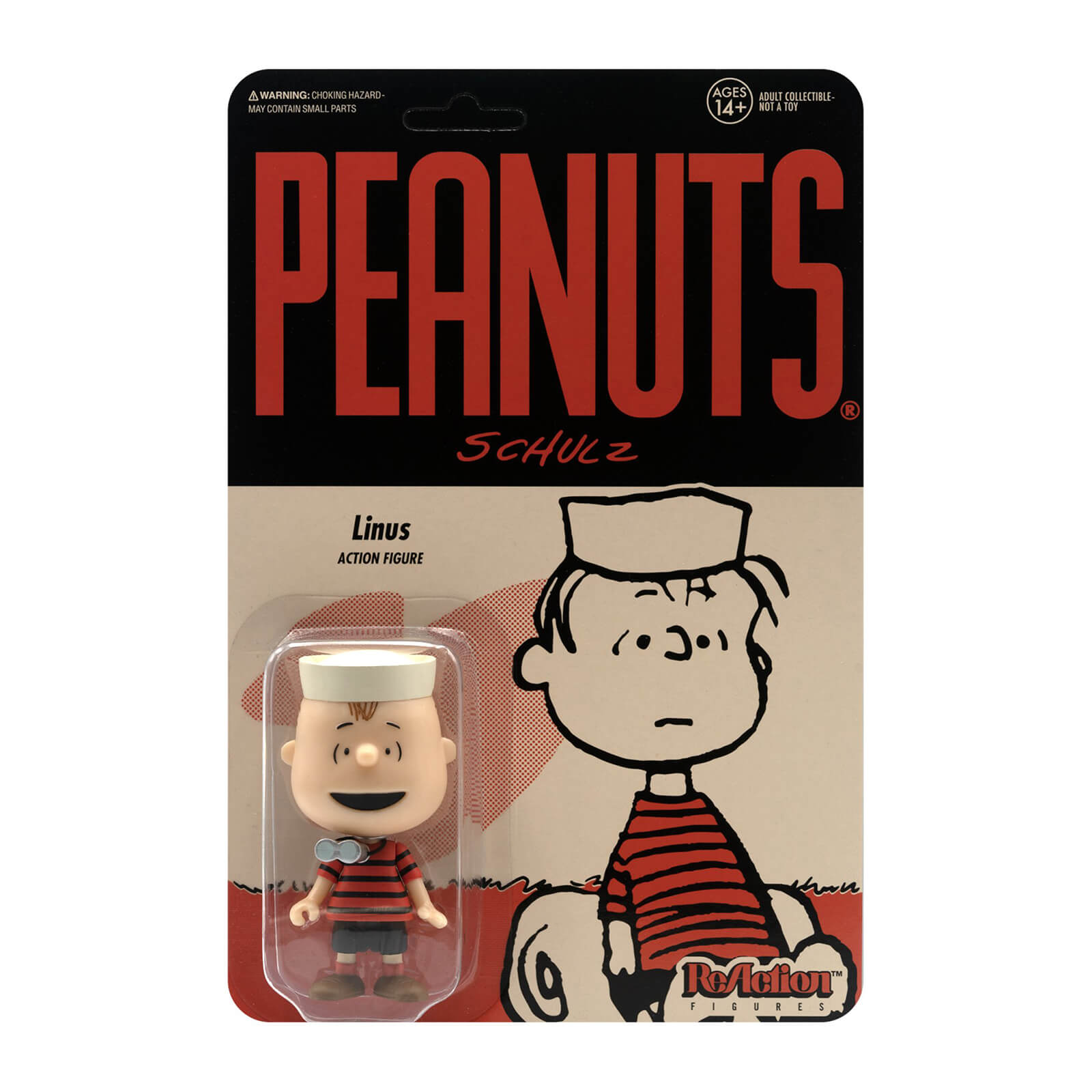 Super7 Peanuts Action Figure Camp Linus
