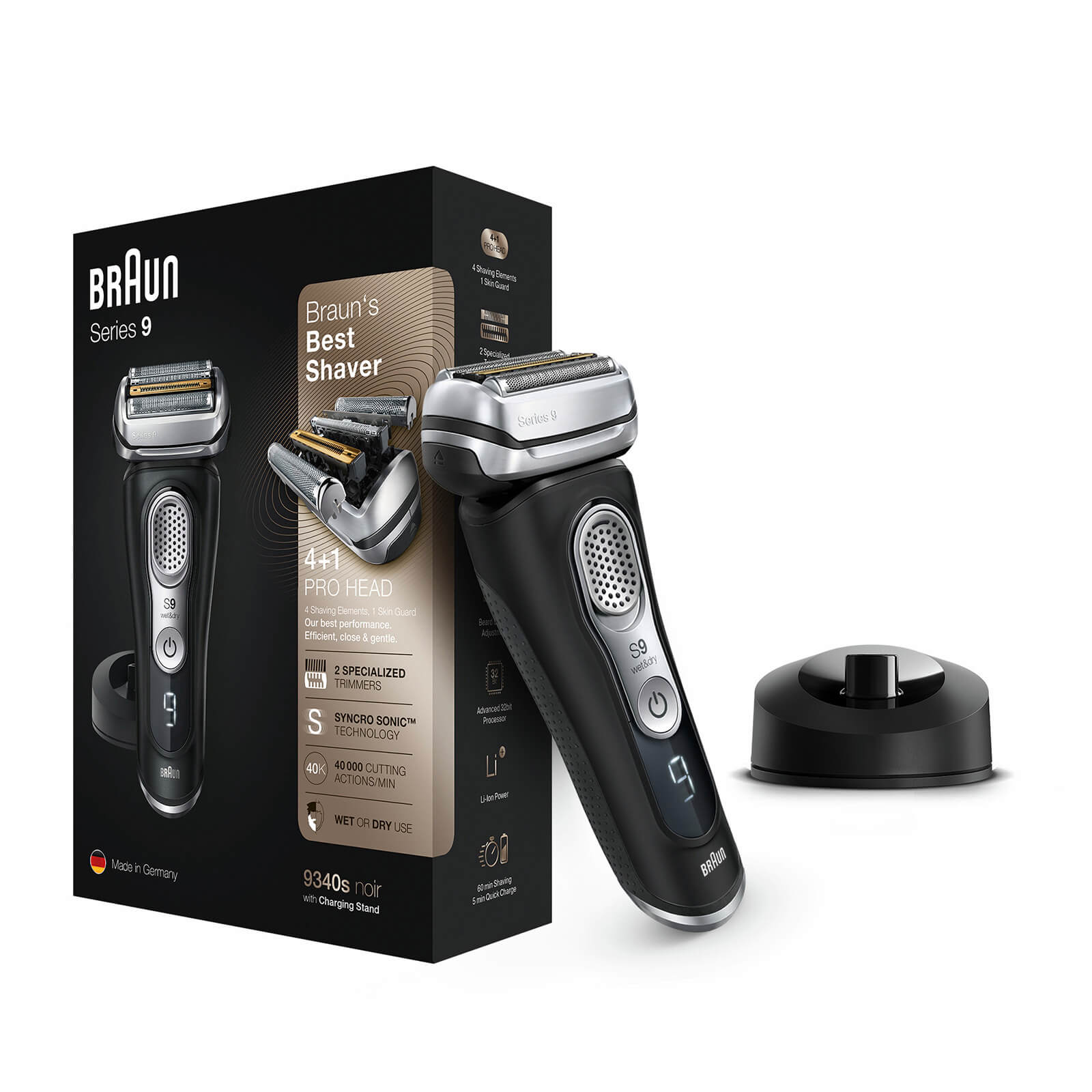 Click to view product details and reviews for Braun Series 9 9340s Electric Shaver Black.