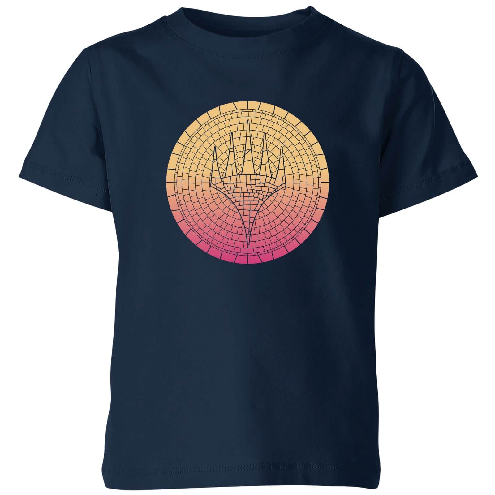 Magic: The Gathering Theros: Beyond Death Planeswalker Symbol Gradient Kids' T-Shirt - Navy - 3-4 Years