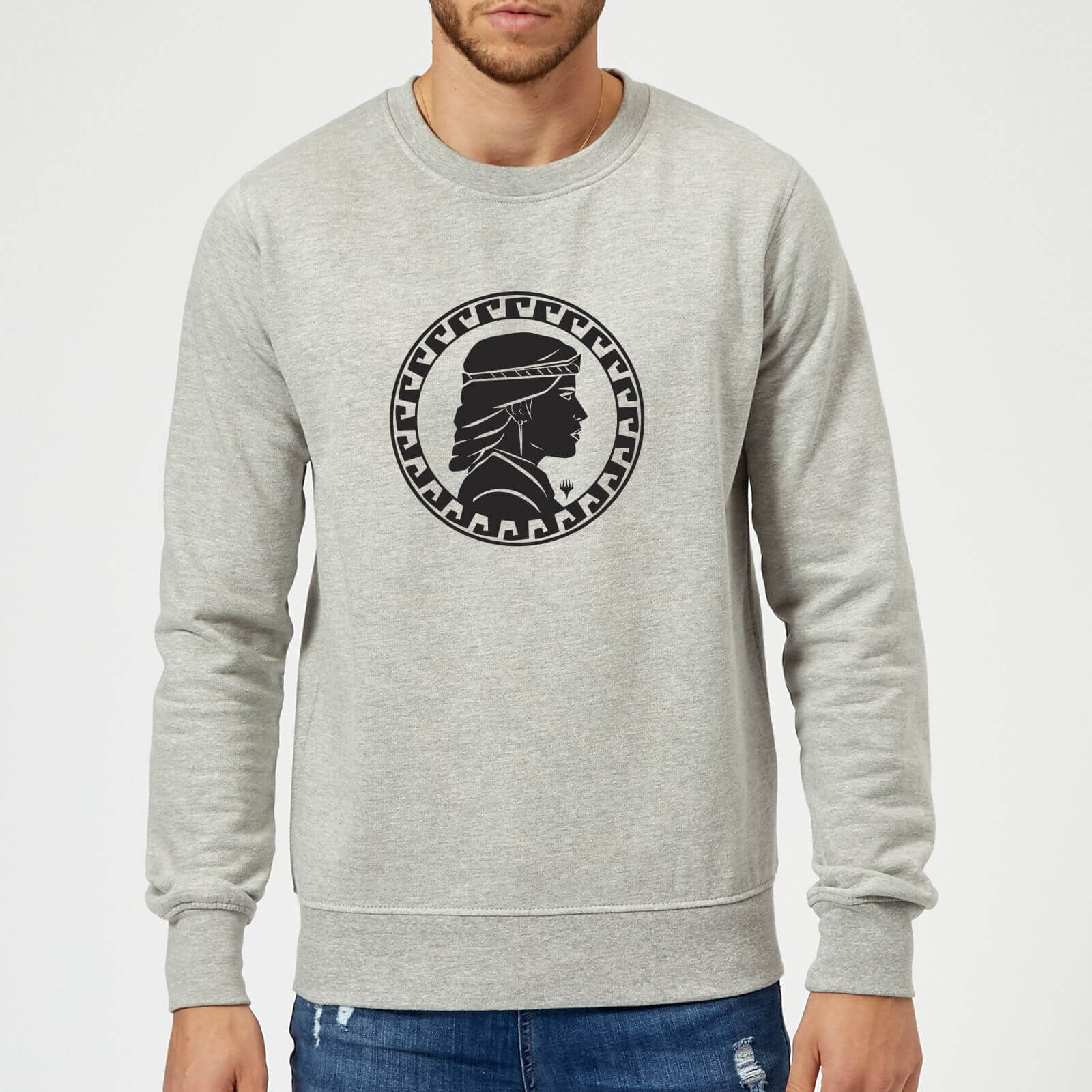 Magic: The Gathering Theros: Beyond Death Elspeth Profile Sweatshirt - Grey - 5XL - Grey