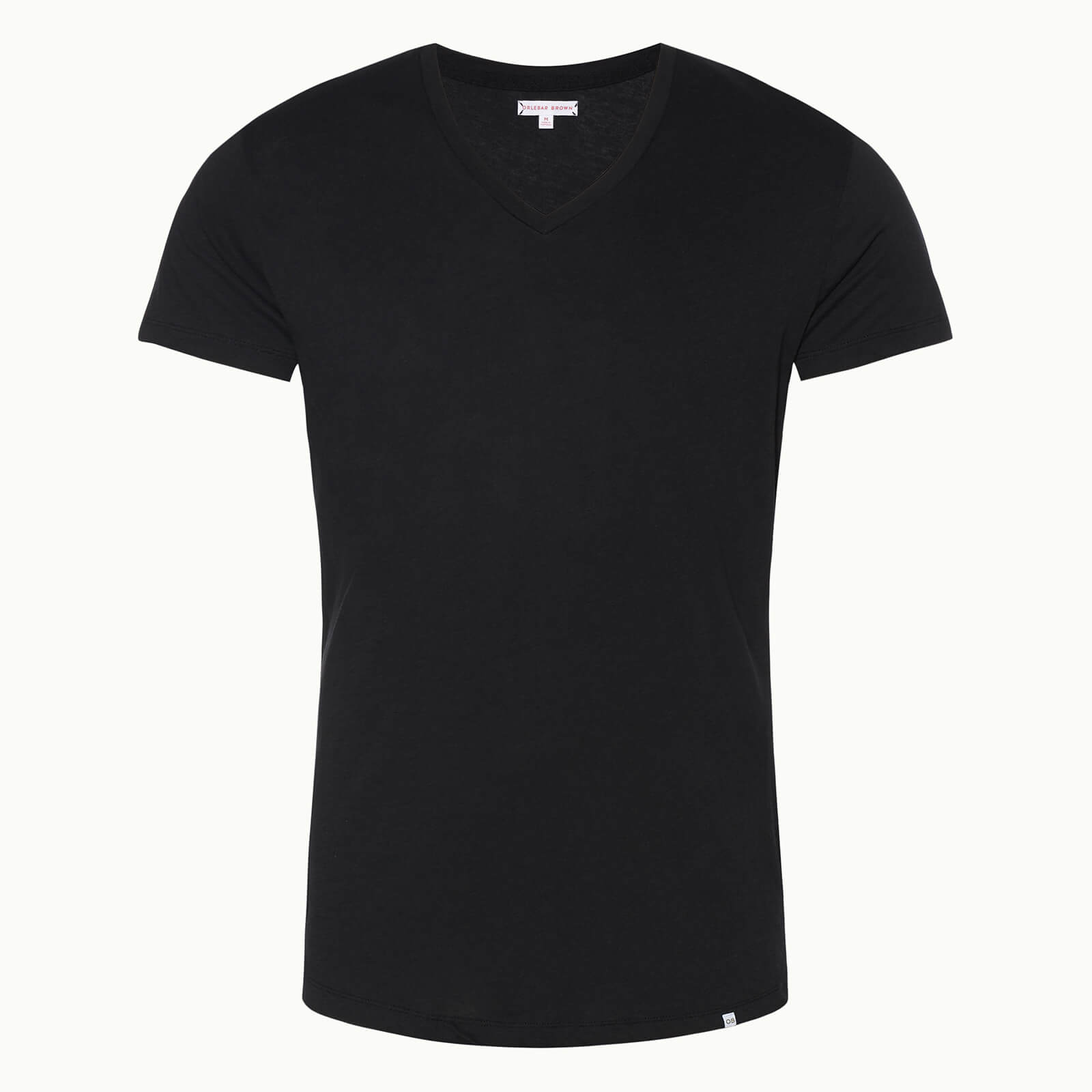 Orlebar Brown Men's V-Neck T-Shirt - Black - L