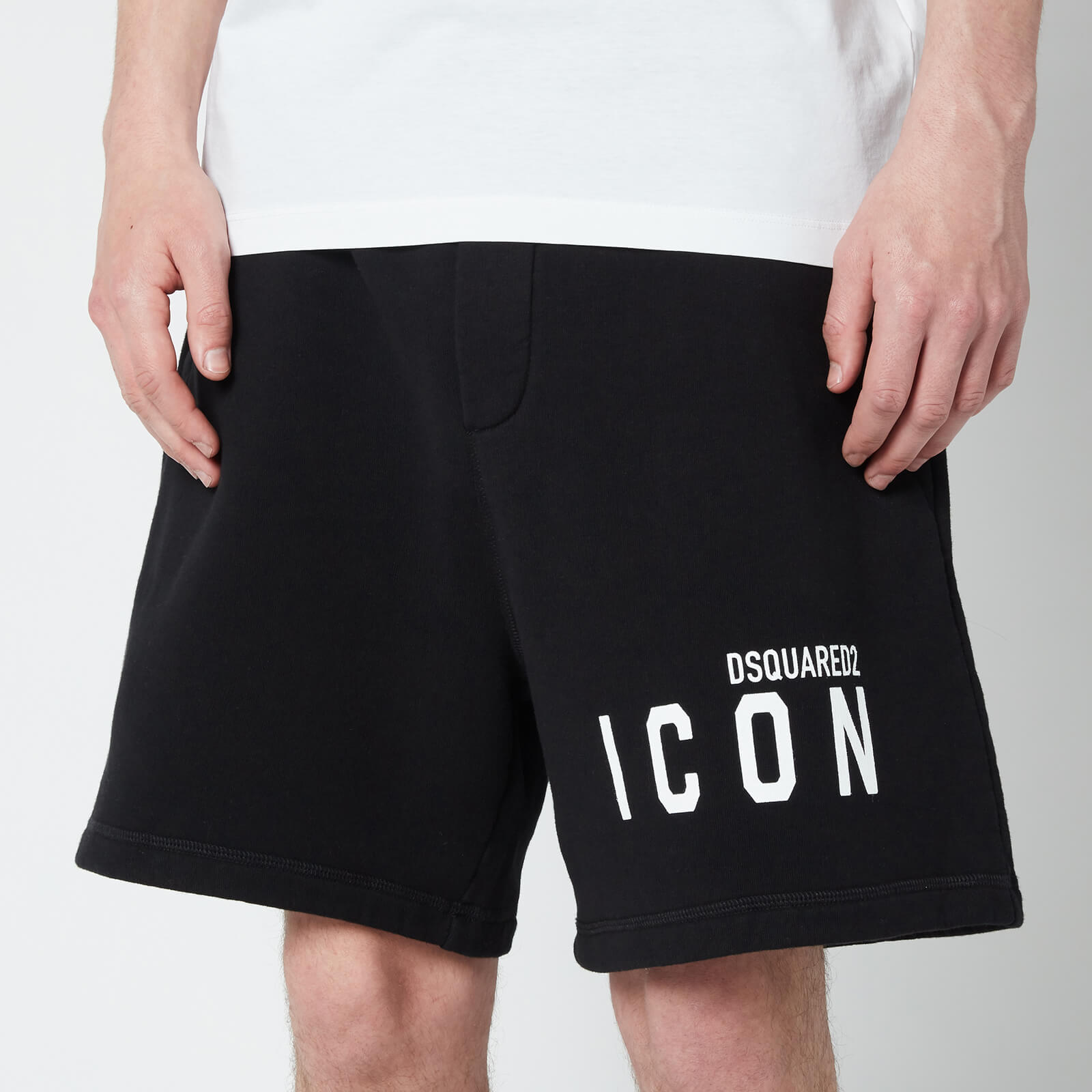Dsquared2 Men's Relax Fit Icon Shorts - Black/White - L