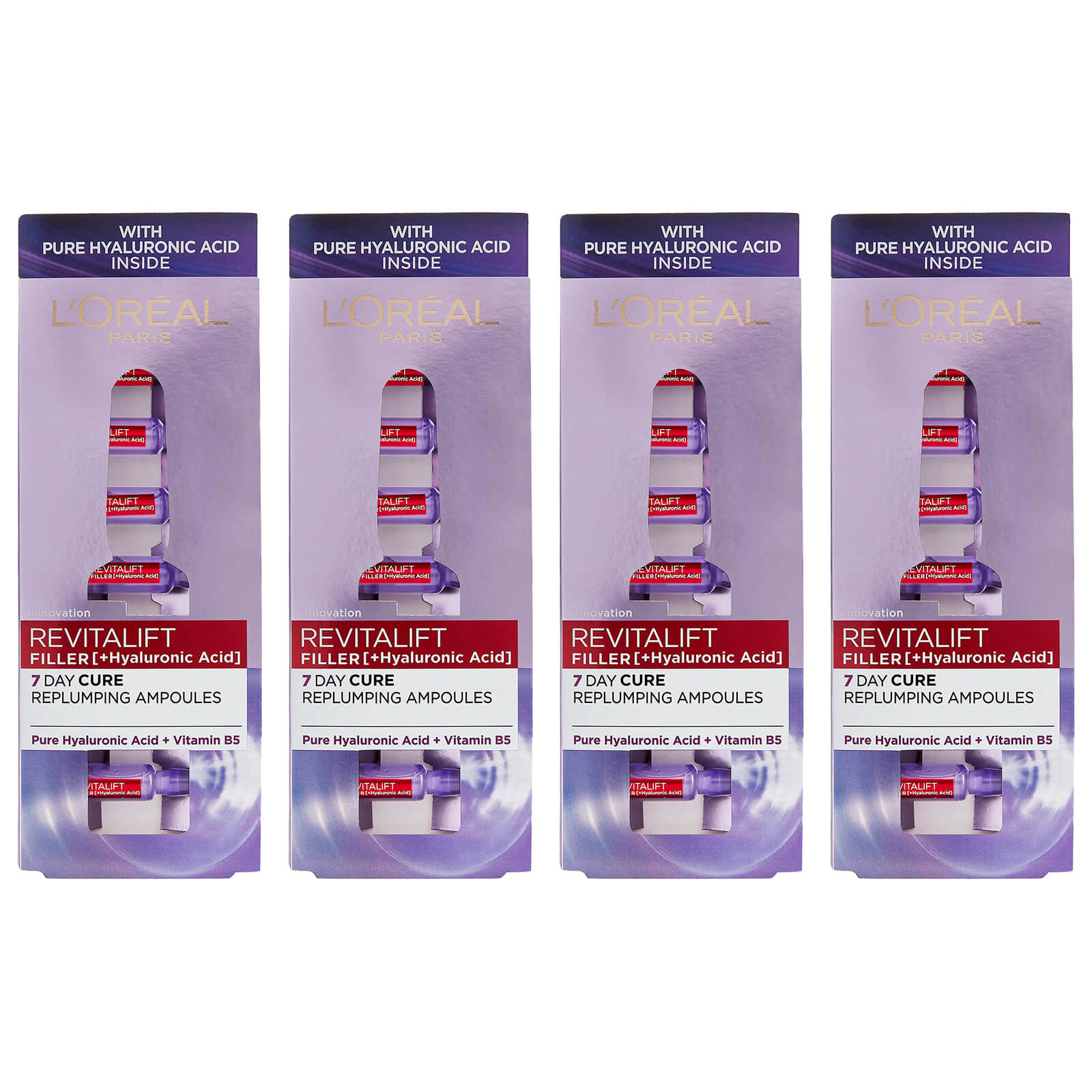 

L'Oréal Paris Revitalift Filler Replumping Hyaluronic Acid Ampoules Monthly Pack - Exclusive