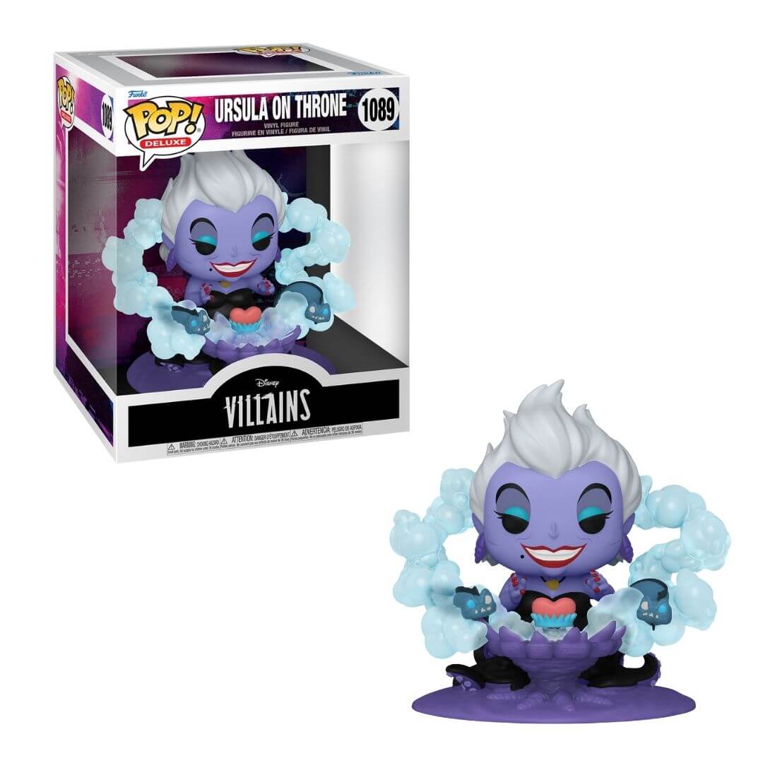 Click to view product details and reviews for Disney Villains The Little Mermaid Ursula On Throne Deluxe Funko Pop Vinyl.