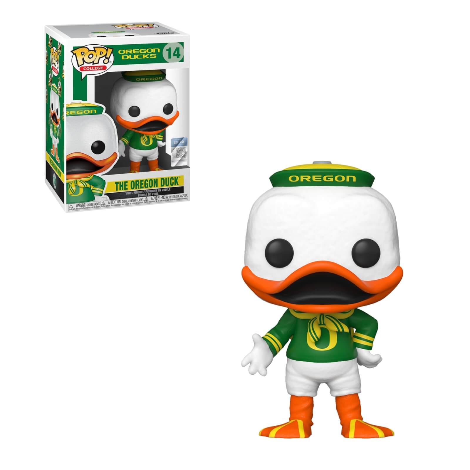 University Of Oregon The Oregon Duck Funko Pop! Vinyl