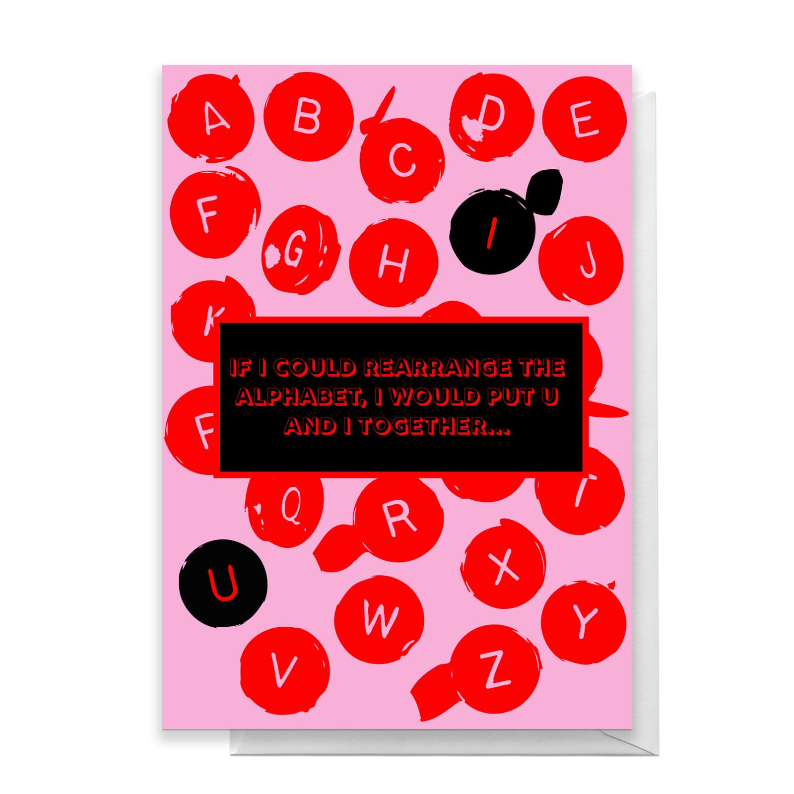 Rearrange The Alphabet Greetings Card - Standard Card