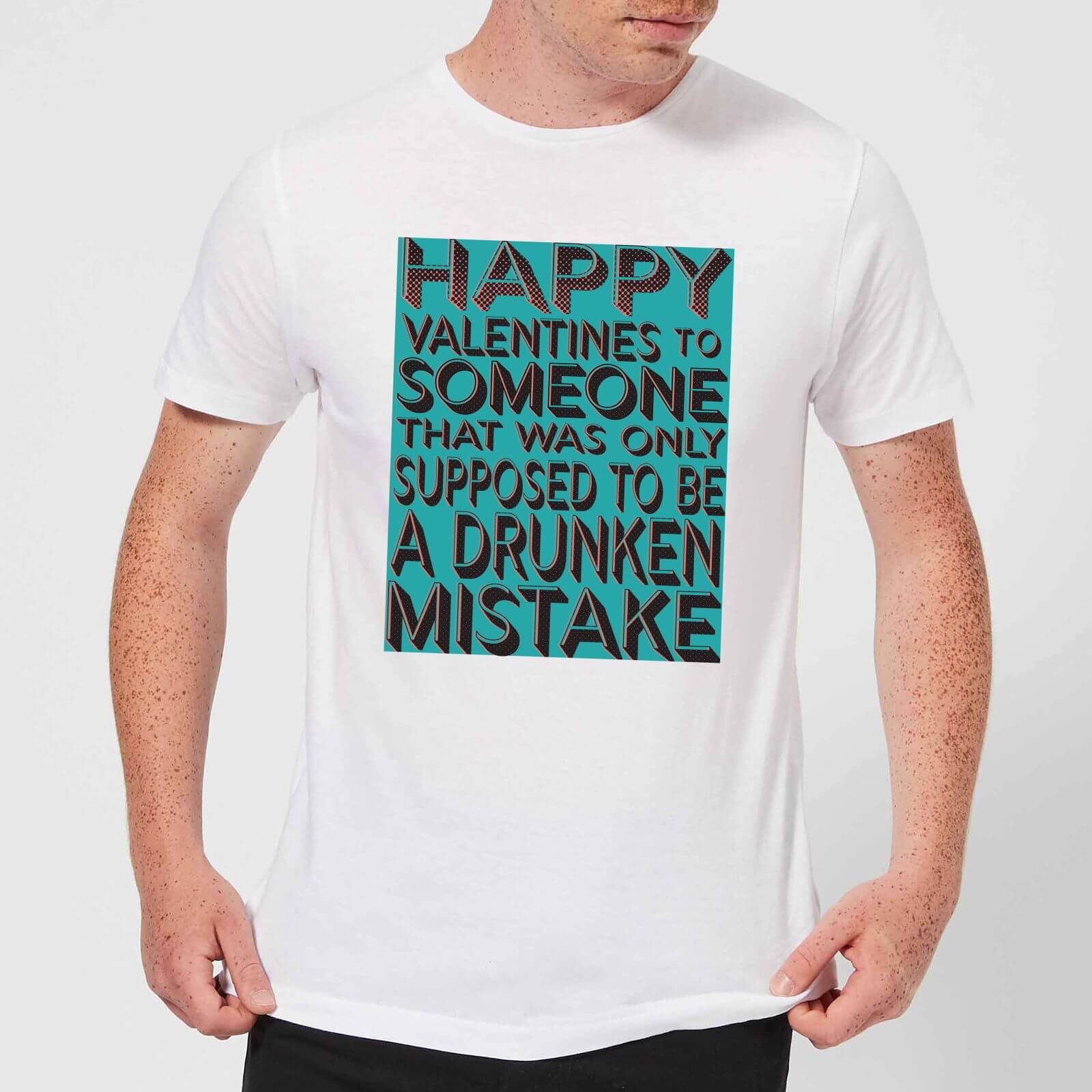 Drunken Mistake Men's T-Shirt - White - S - White