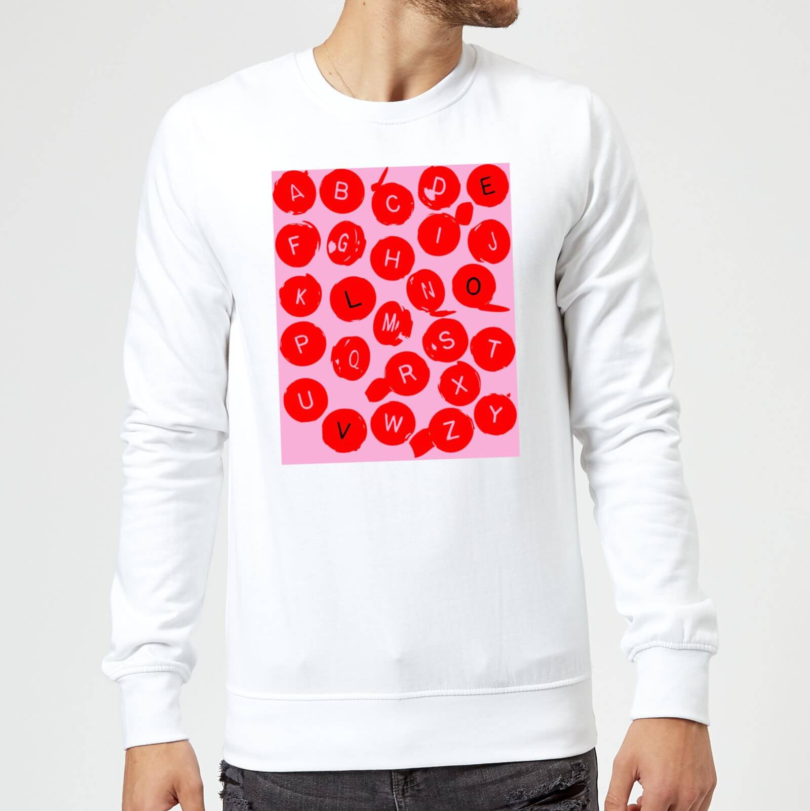 Love Letters Sweatshirt - White - M - White