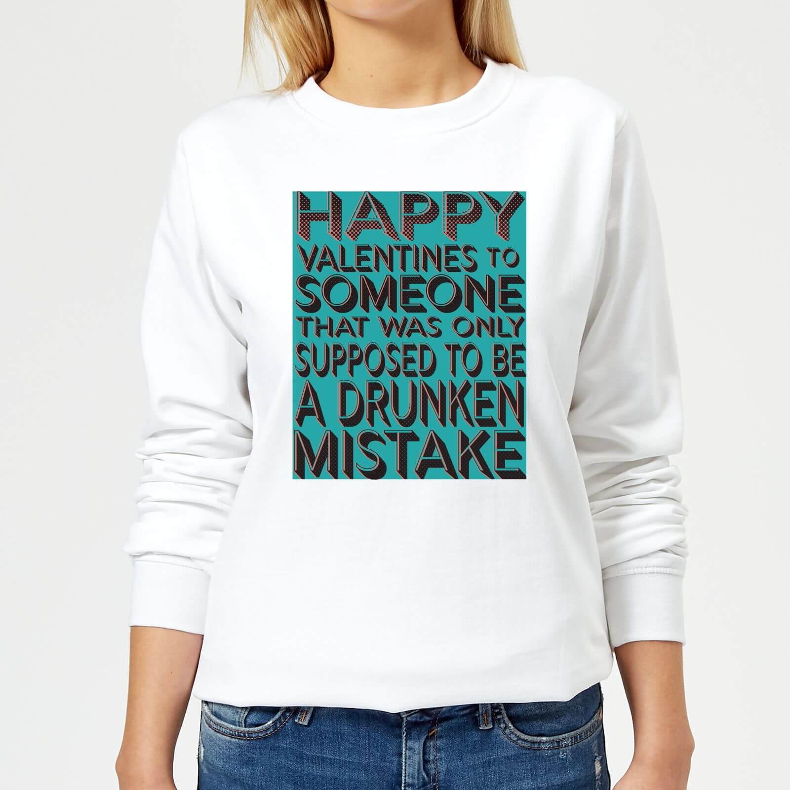 Drunken Mistake Women's Sweatshirt - White - XS - White