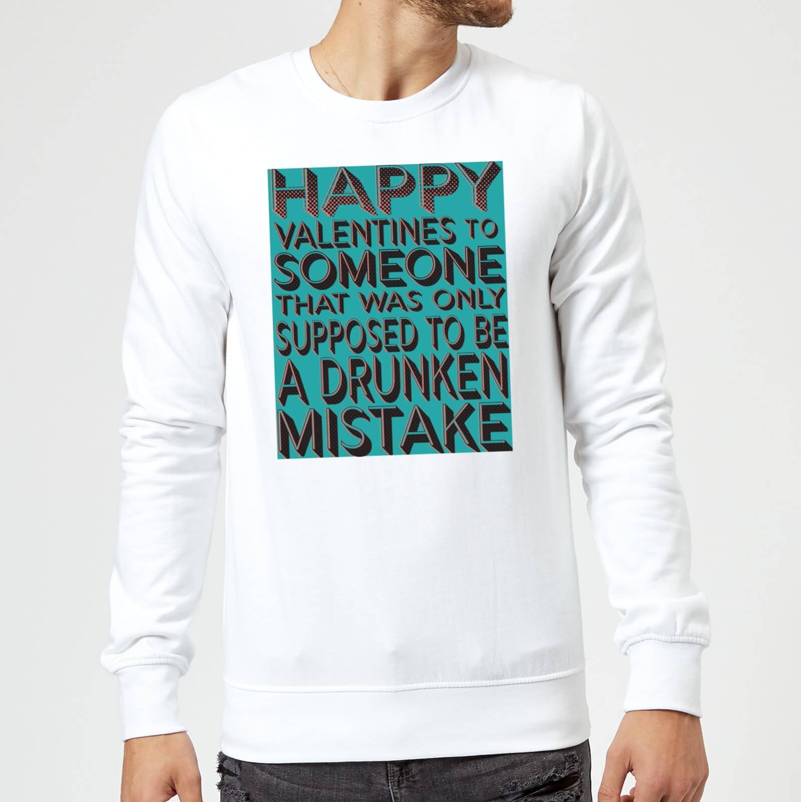 Drunken Mistake Sweatshirt - White - S - White