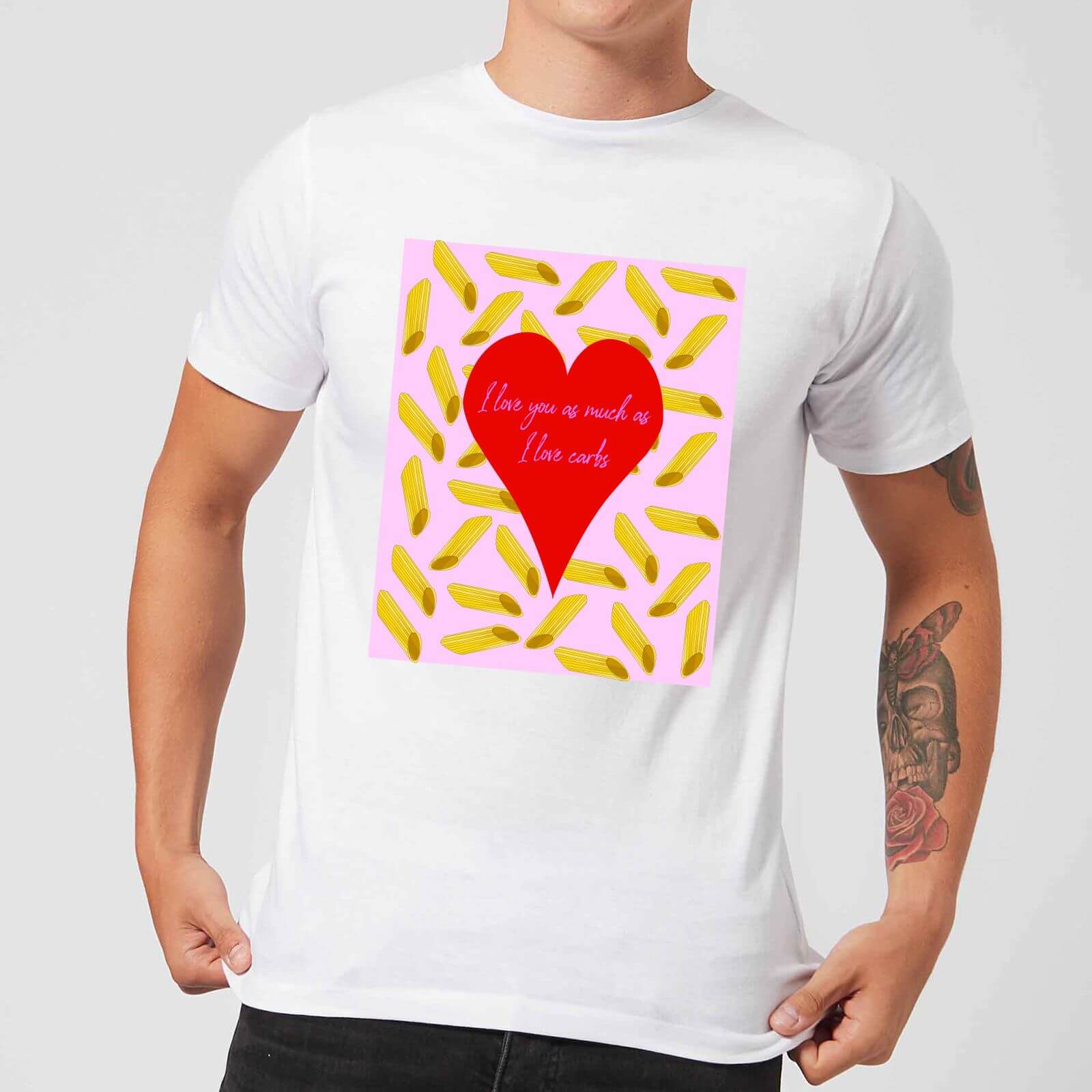 I Love You But Not As Much As ... Men's T-Shirt - White - S - White