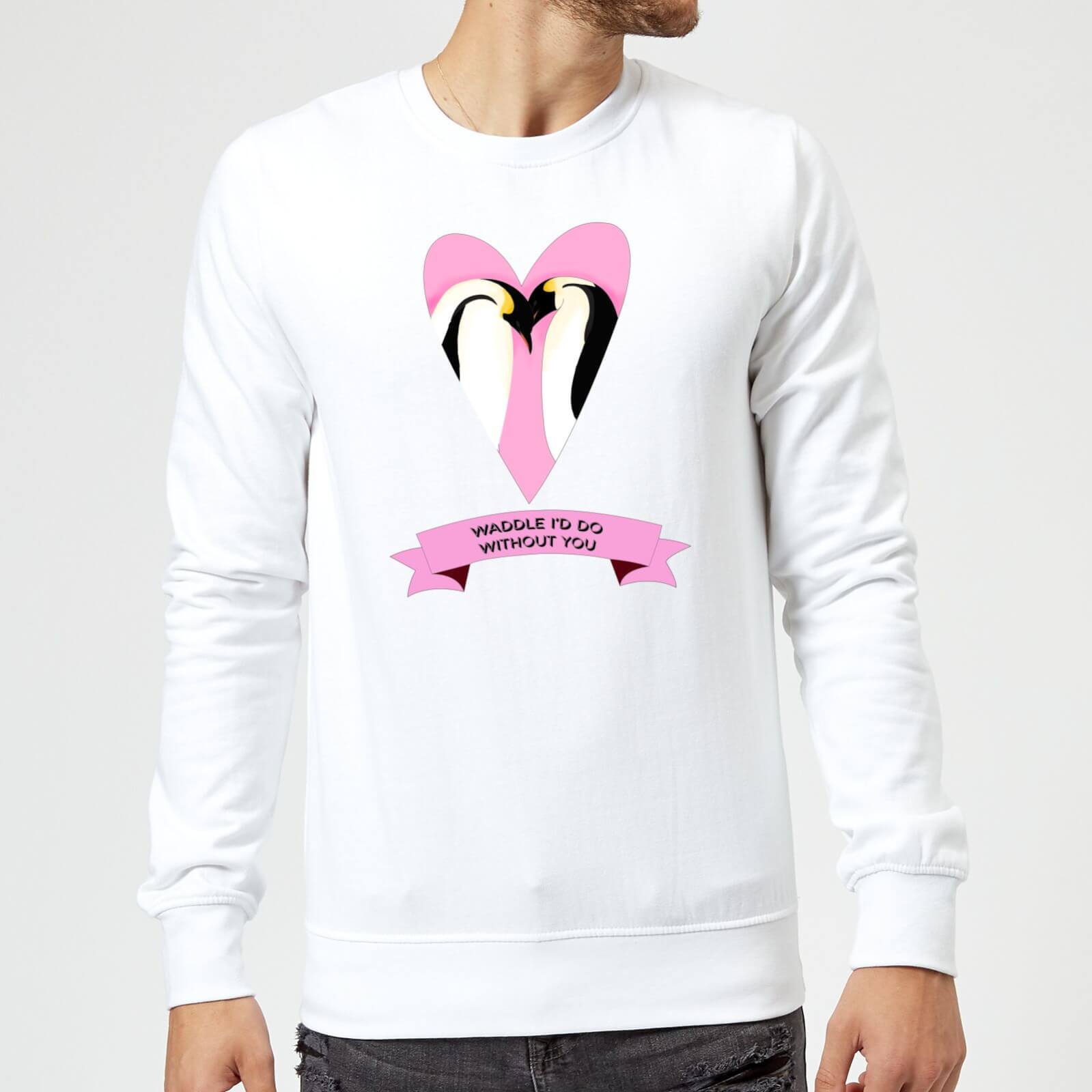 Waddle Id Do Without You Sweatshirt - White - S - White