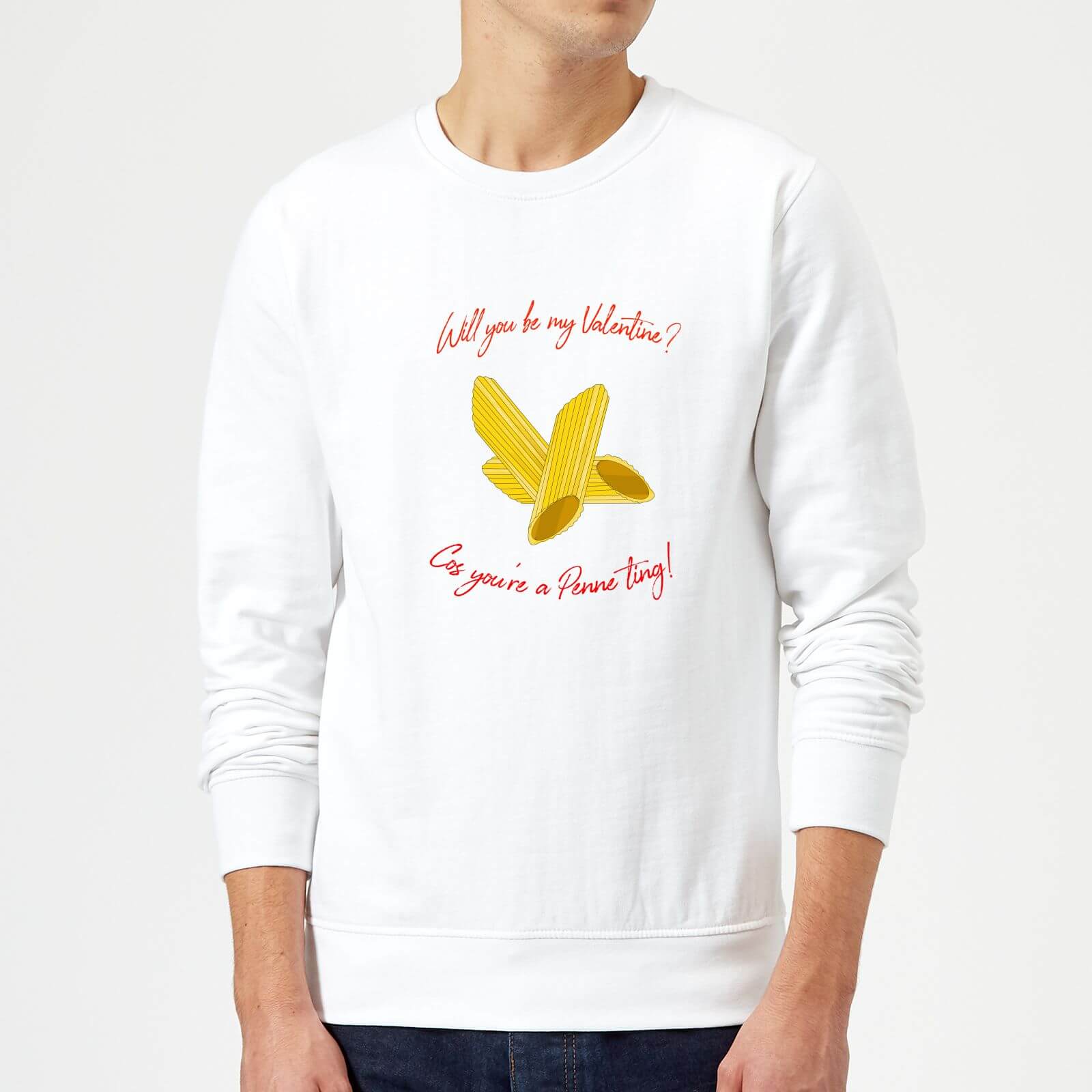 Penne Ting Sweatshirt - White - S - White