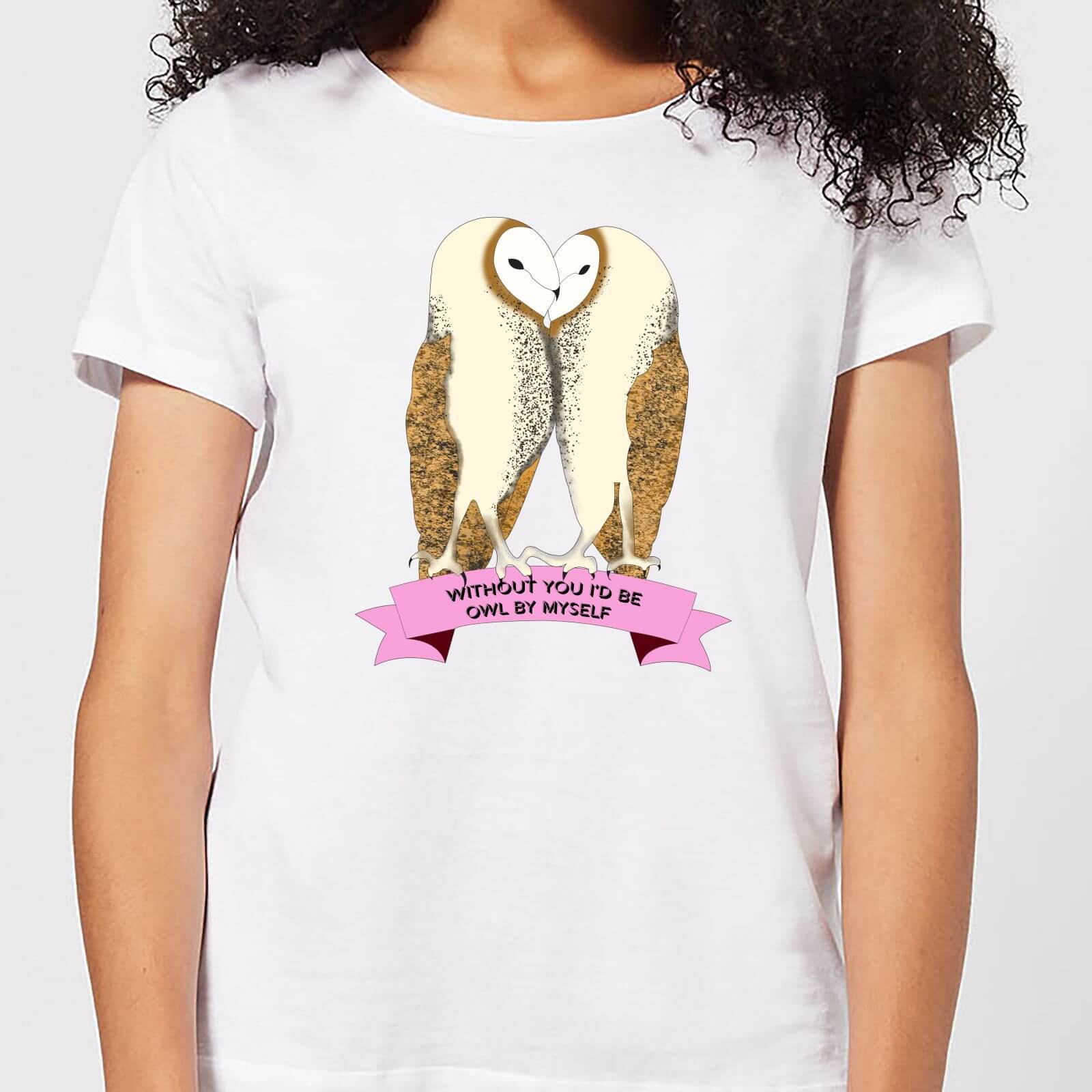 Without You I'd Be Owl By Myself Women's T-Shirt - White - S - White
