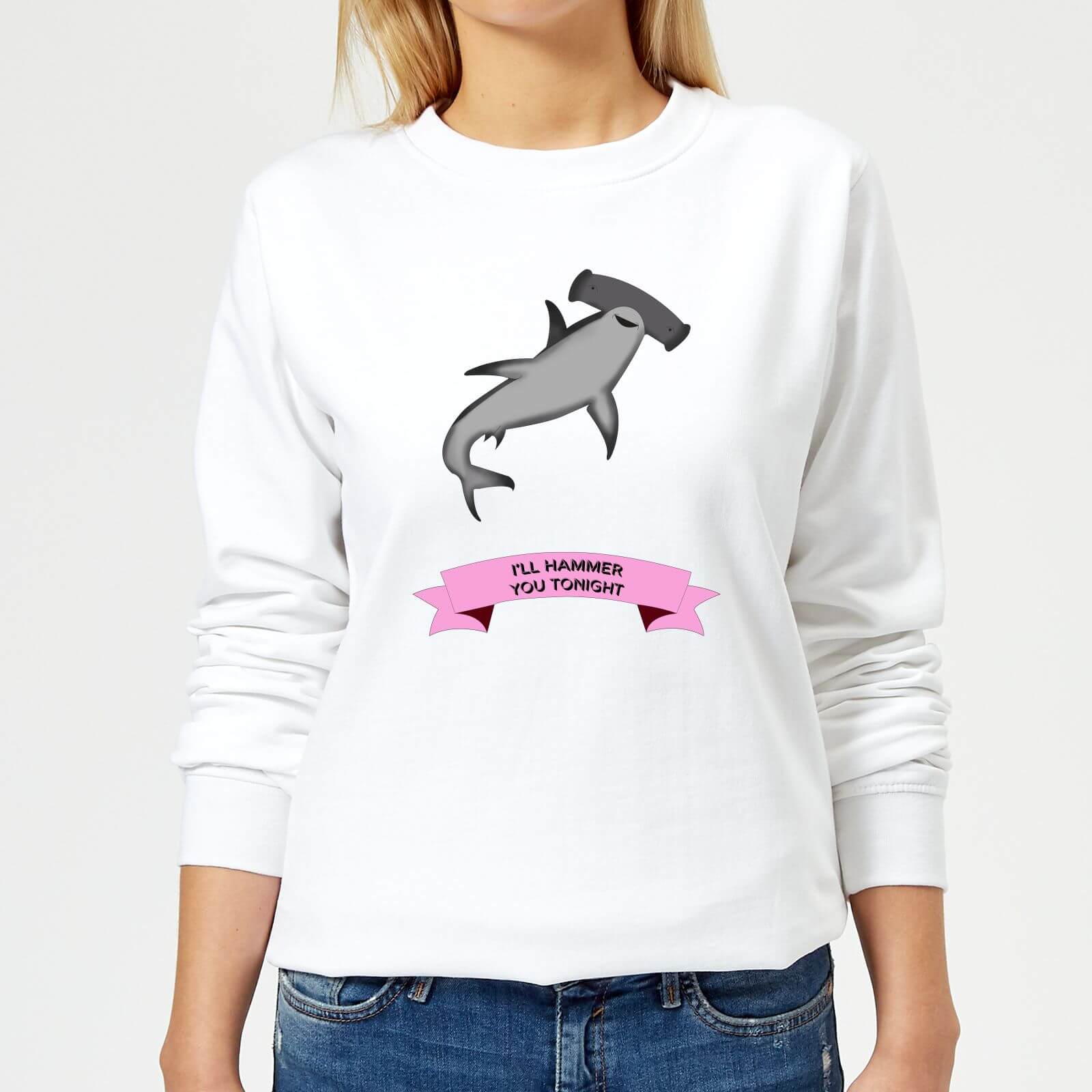 I'll Hammer You Tonight Women's Sweatshirt - White - XS - White