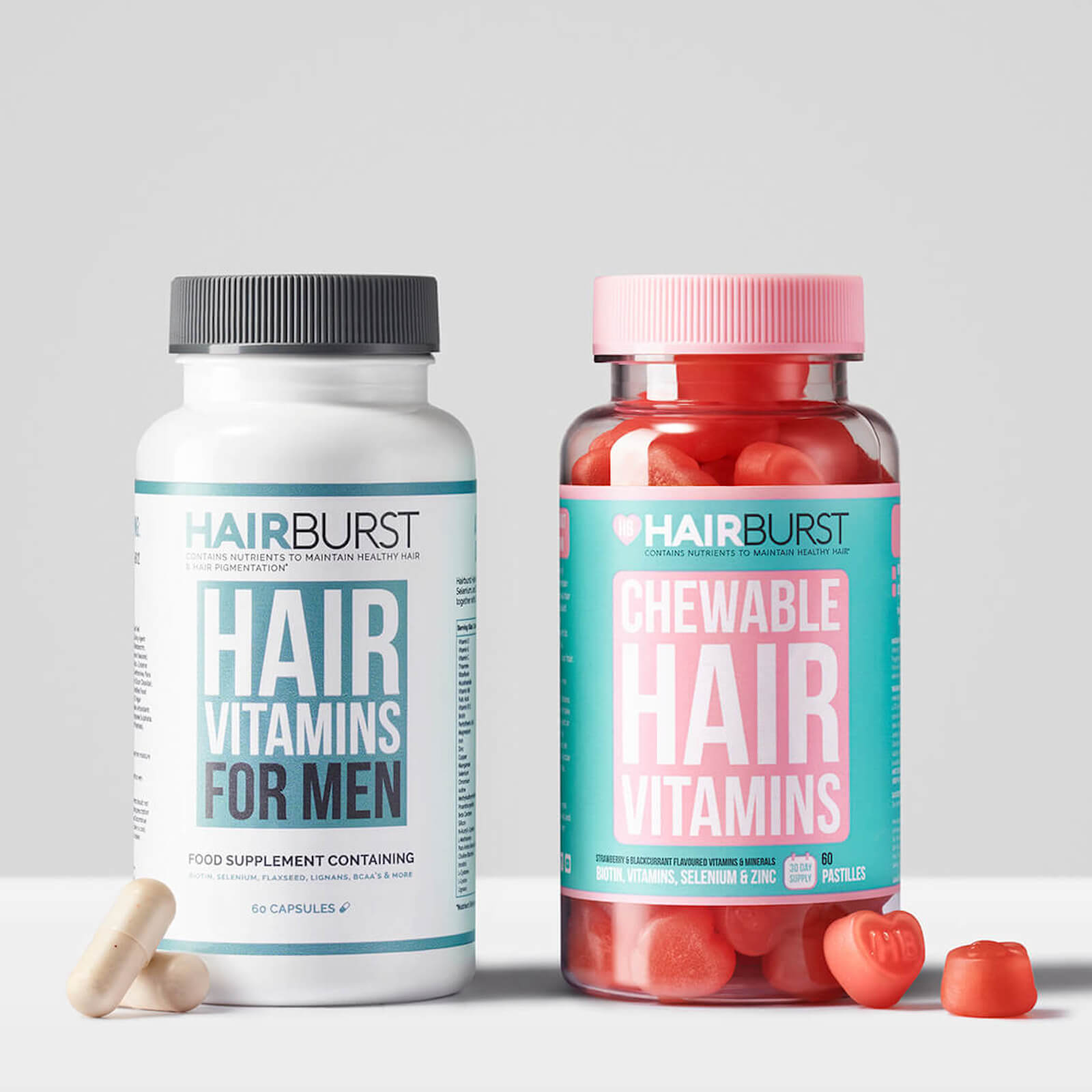 Hairburst His & Hers Hair Vitamin Bundle (Worth £49.98)