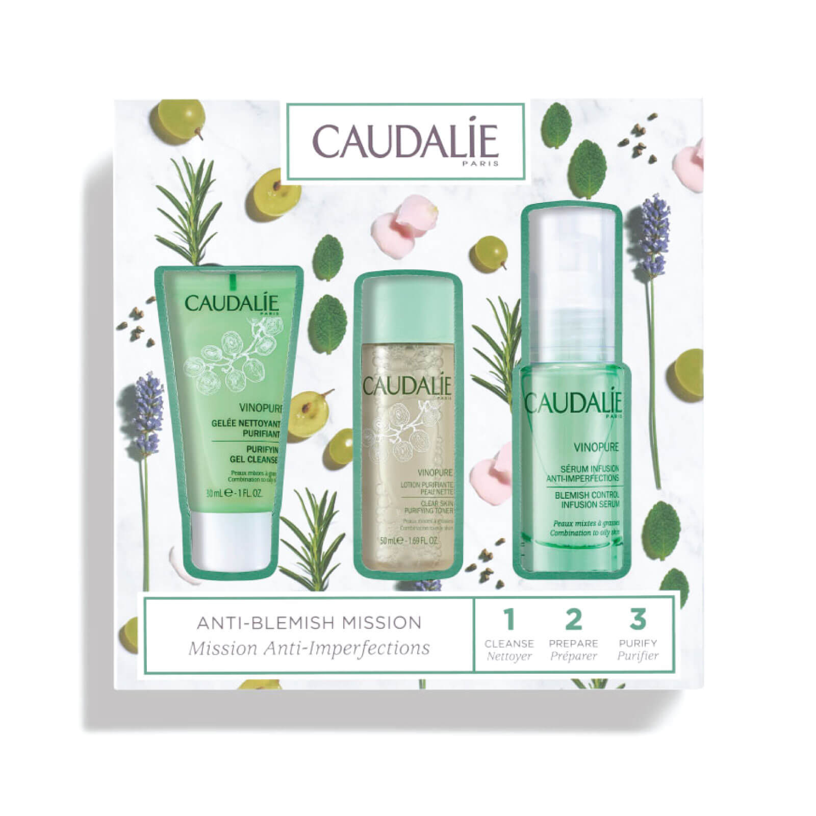 

Caudalie Vinopure Blemish Control Set