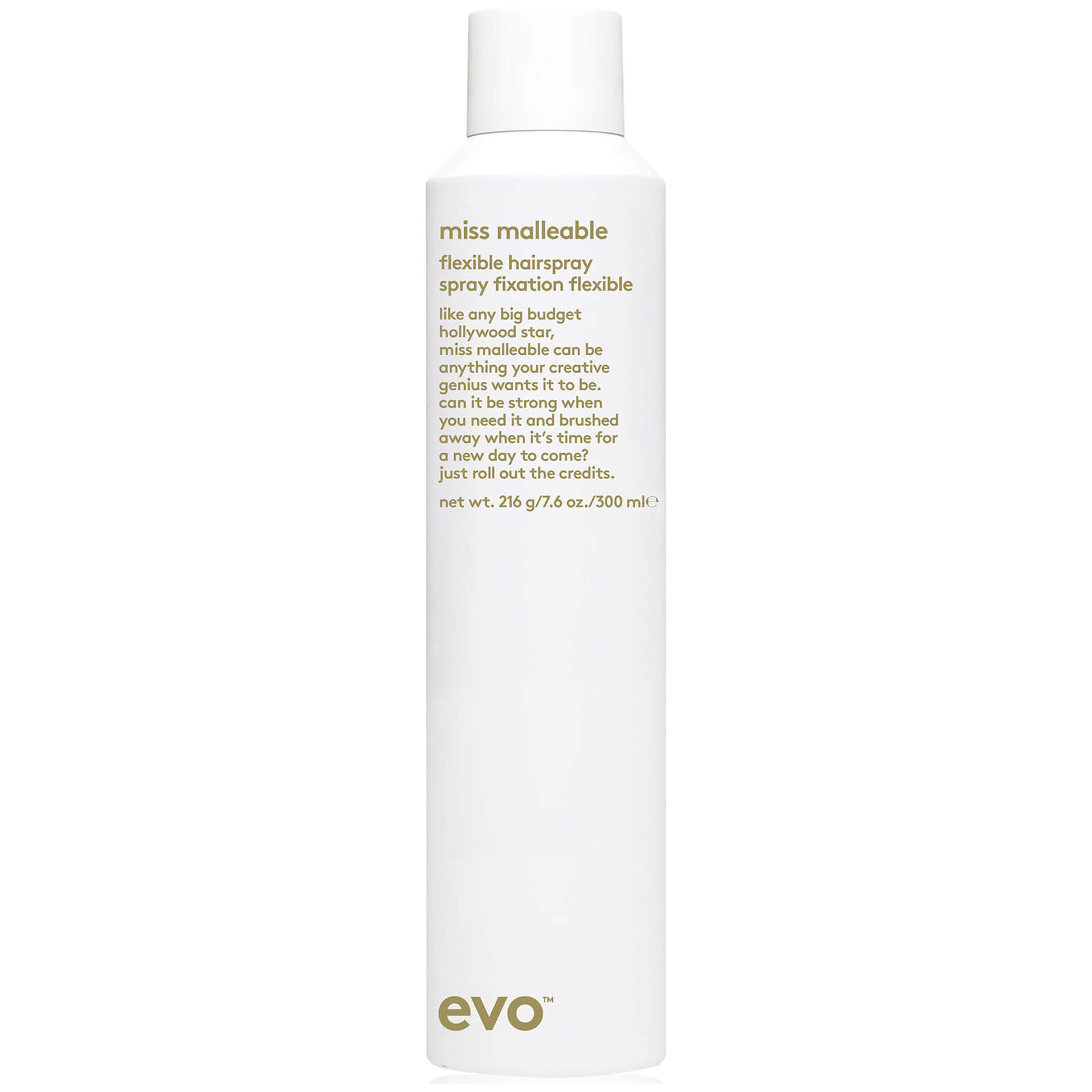 evo Miss Malleable Flexible Hairspray