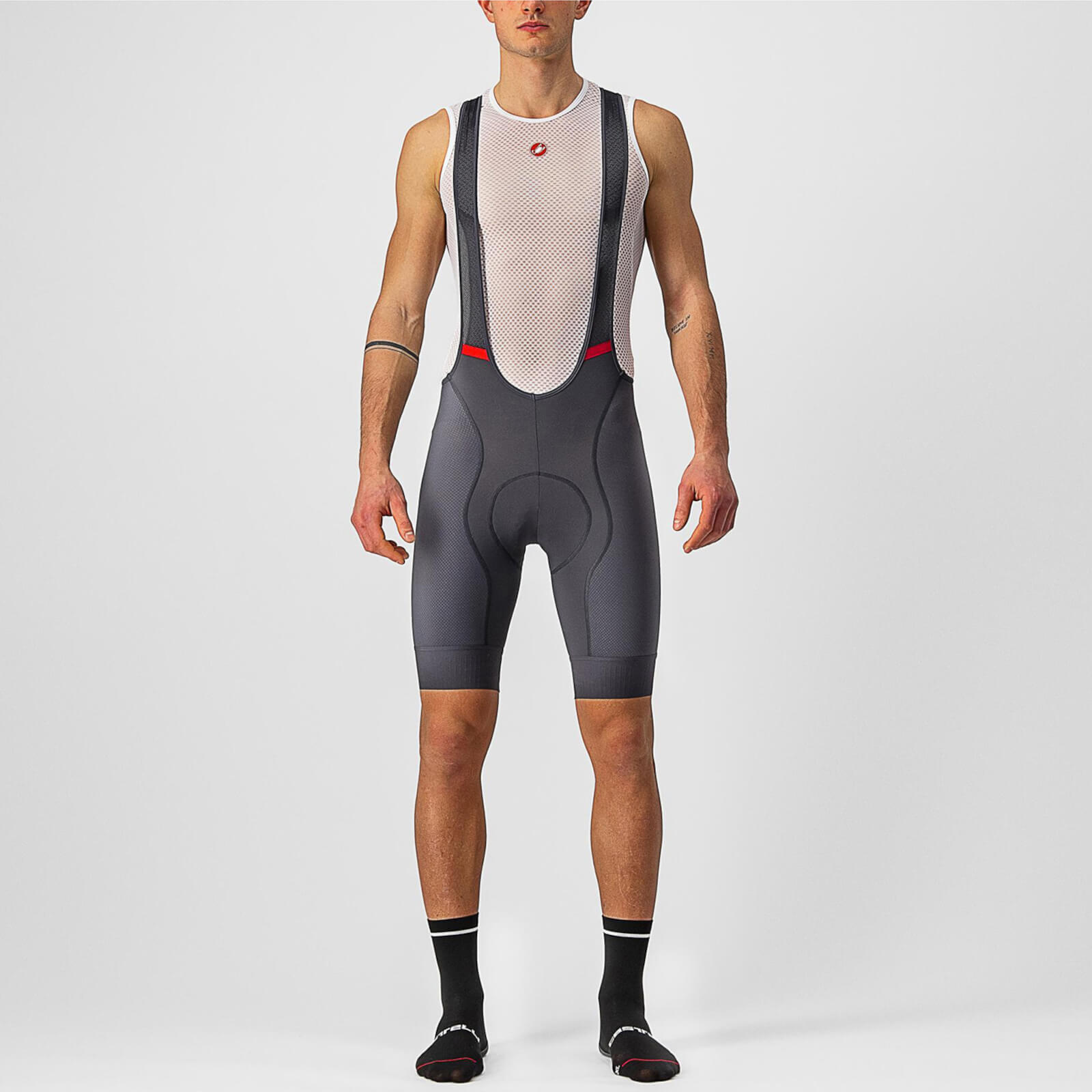 Castelli Competizione Bib Short - XXL - Dark Gray