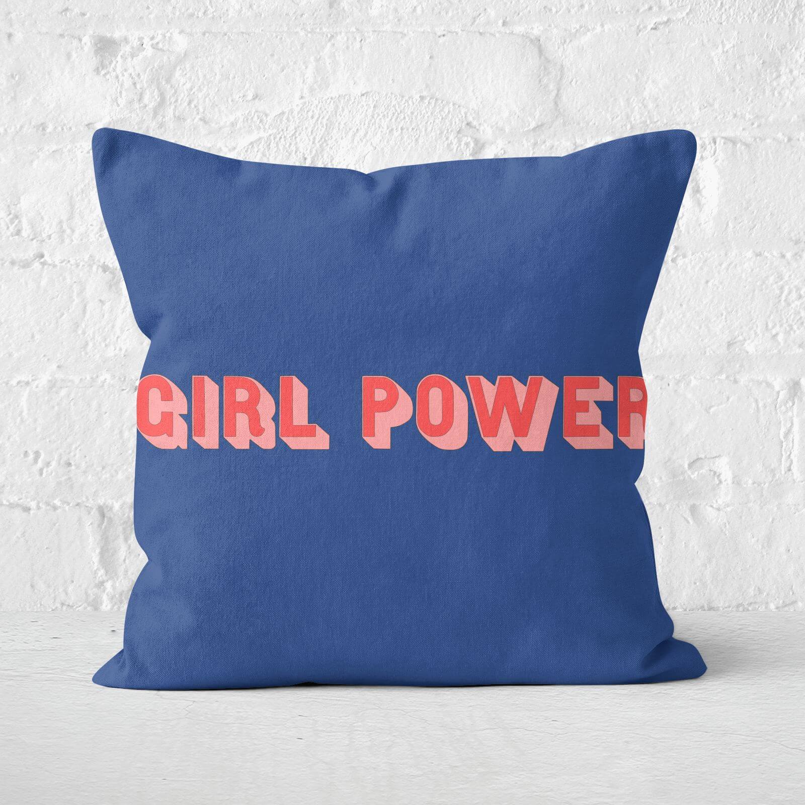 Girl Power Square Cushion - 60x60cm - Soft Touch