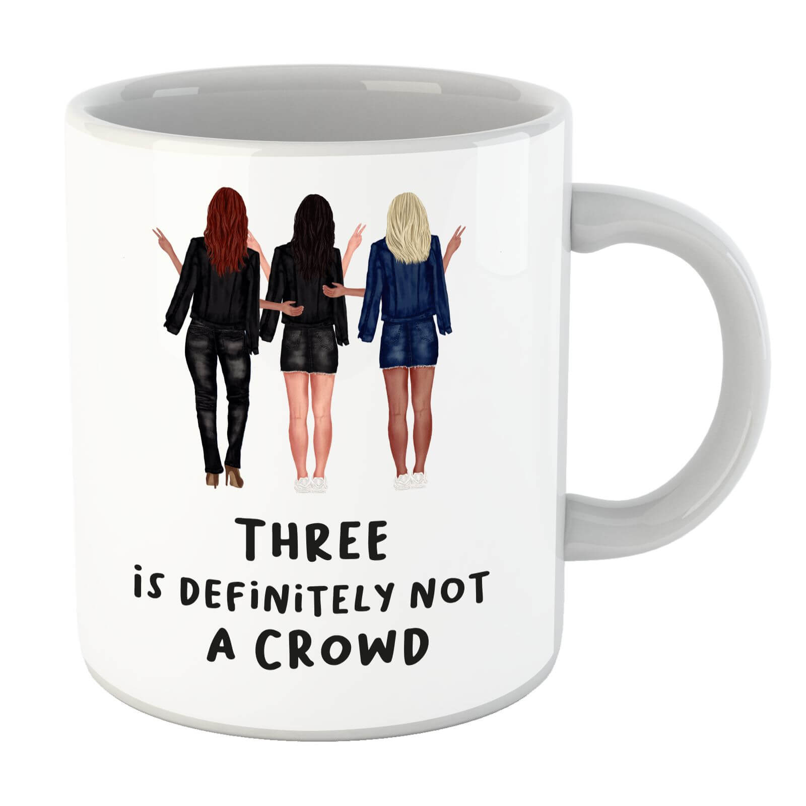 Three Is Definitely Not A Crowd Mug
