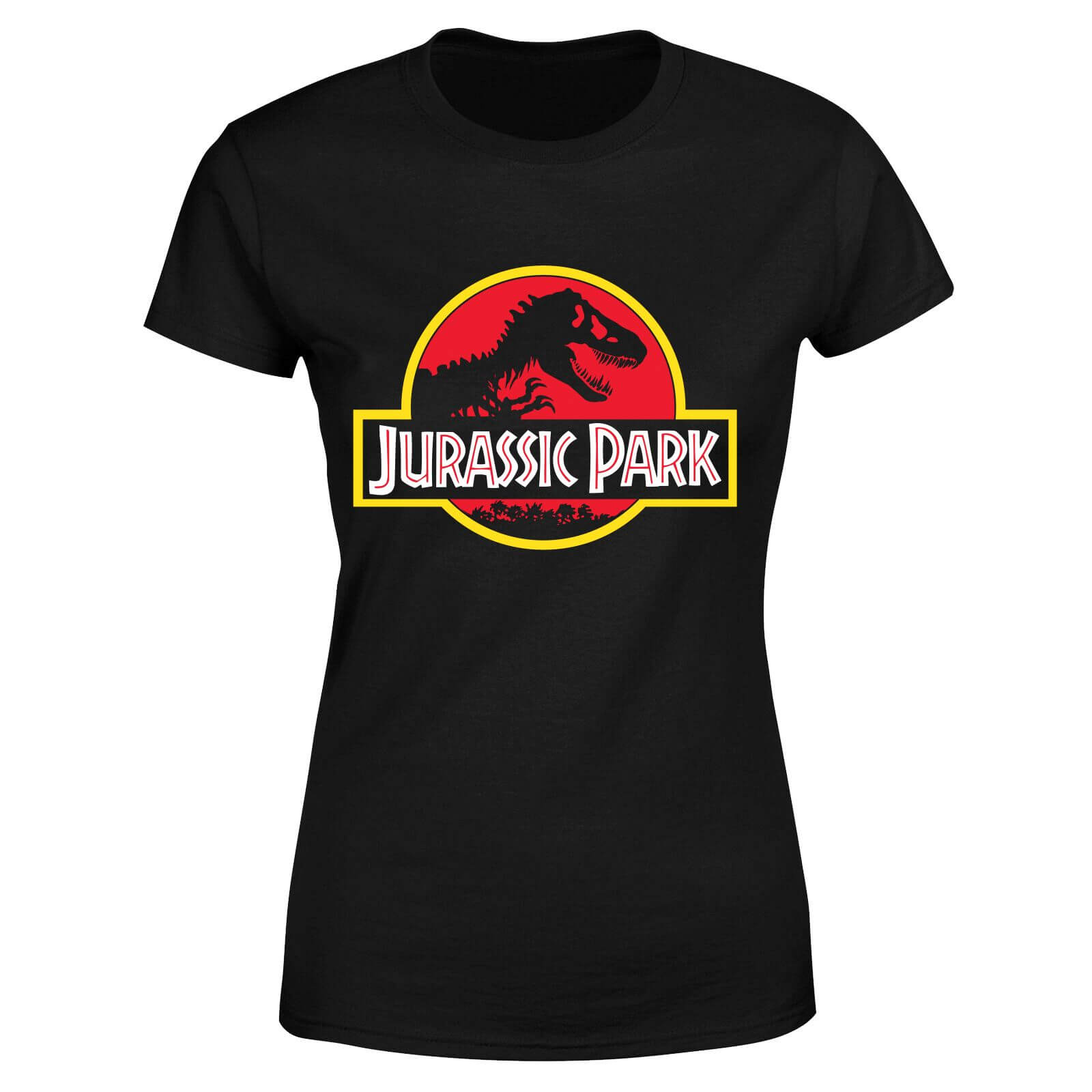 Classic Jurassic Park Logo Women's T-Shirt - Black - L