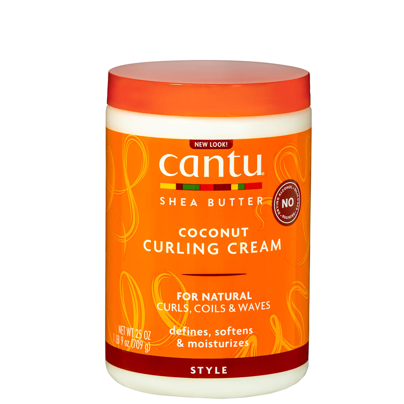 Cantu Shea Butter for Natural Hair Coconut Curling Cream - Salon Size 25 oz