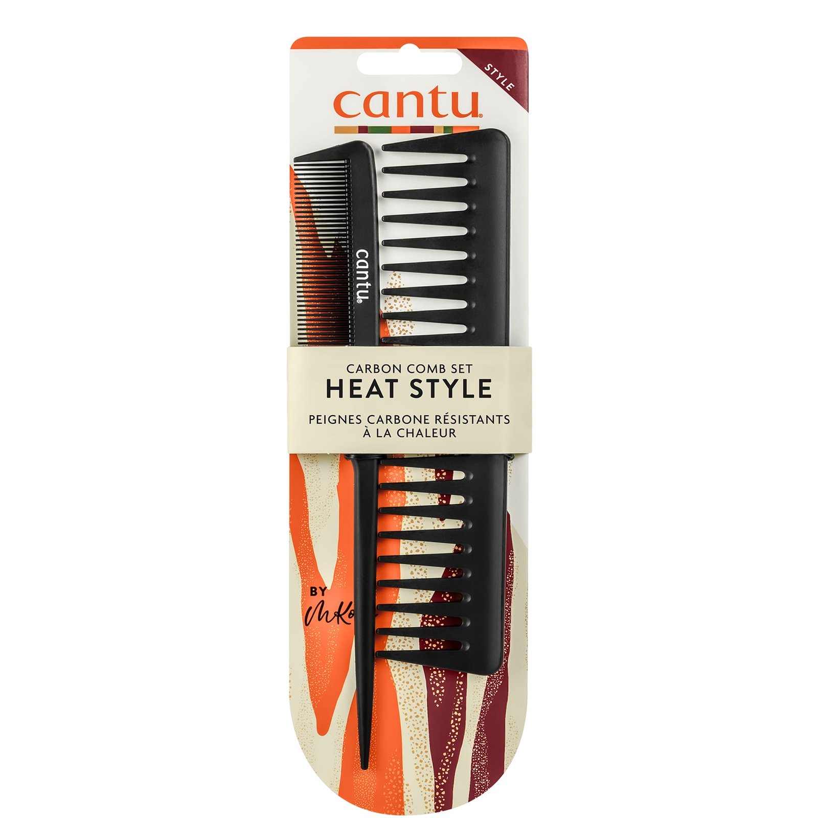 Photos - Hair Dryer Cantu Heat Resist Comb 2 Pack 07894-36/3NEUS 