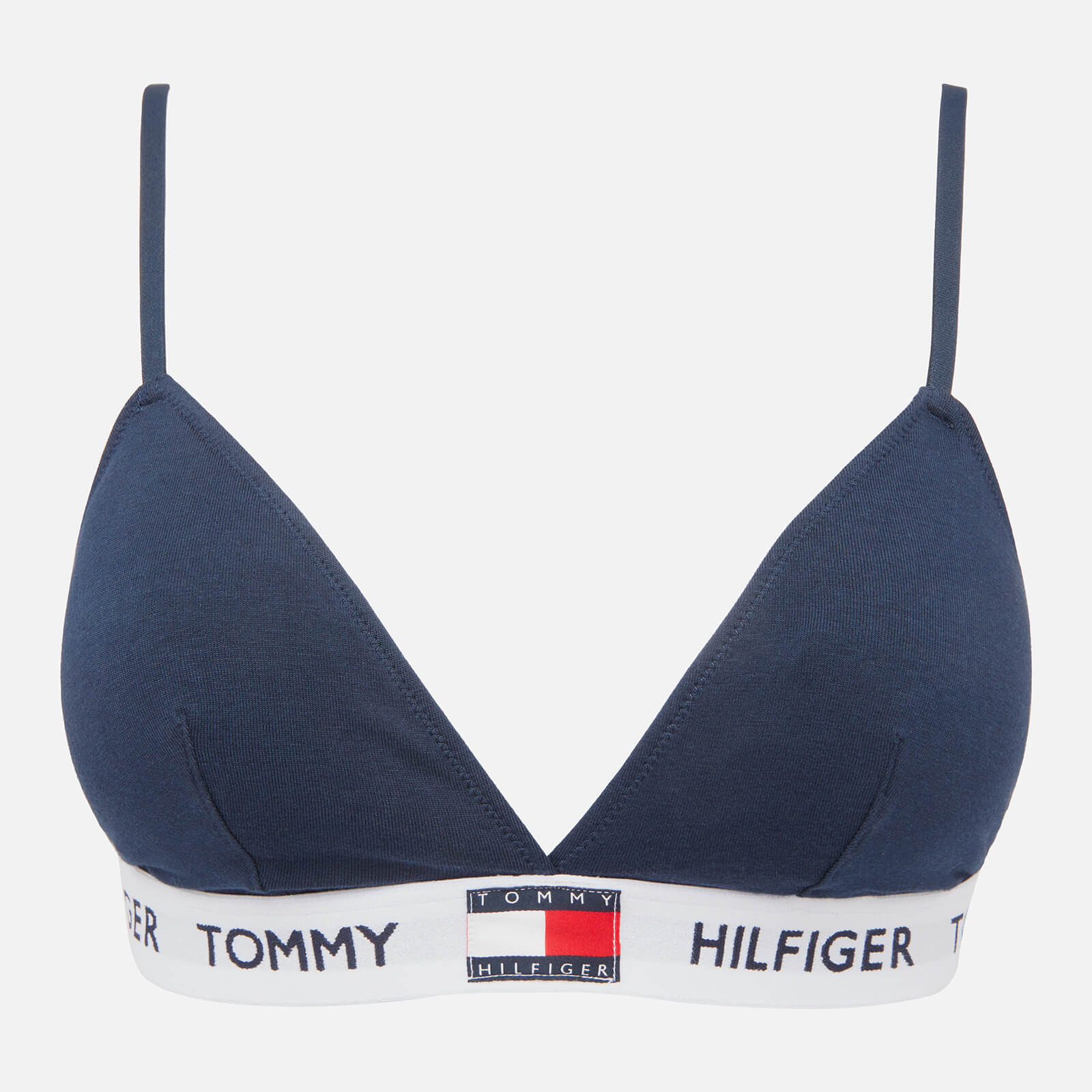 Tommy Hilfiger Women's Colour Block Triangle Bra - Navy Blazer - XS